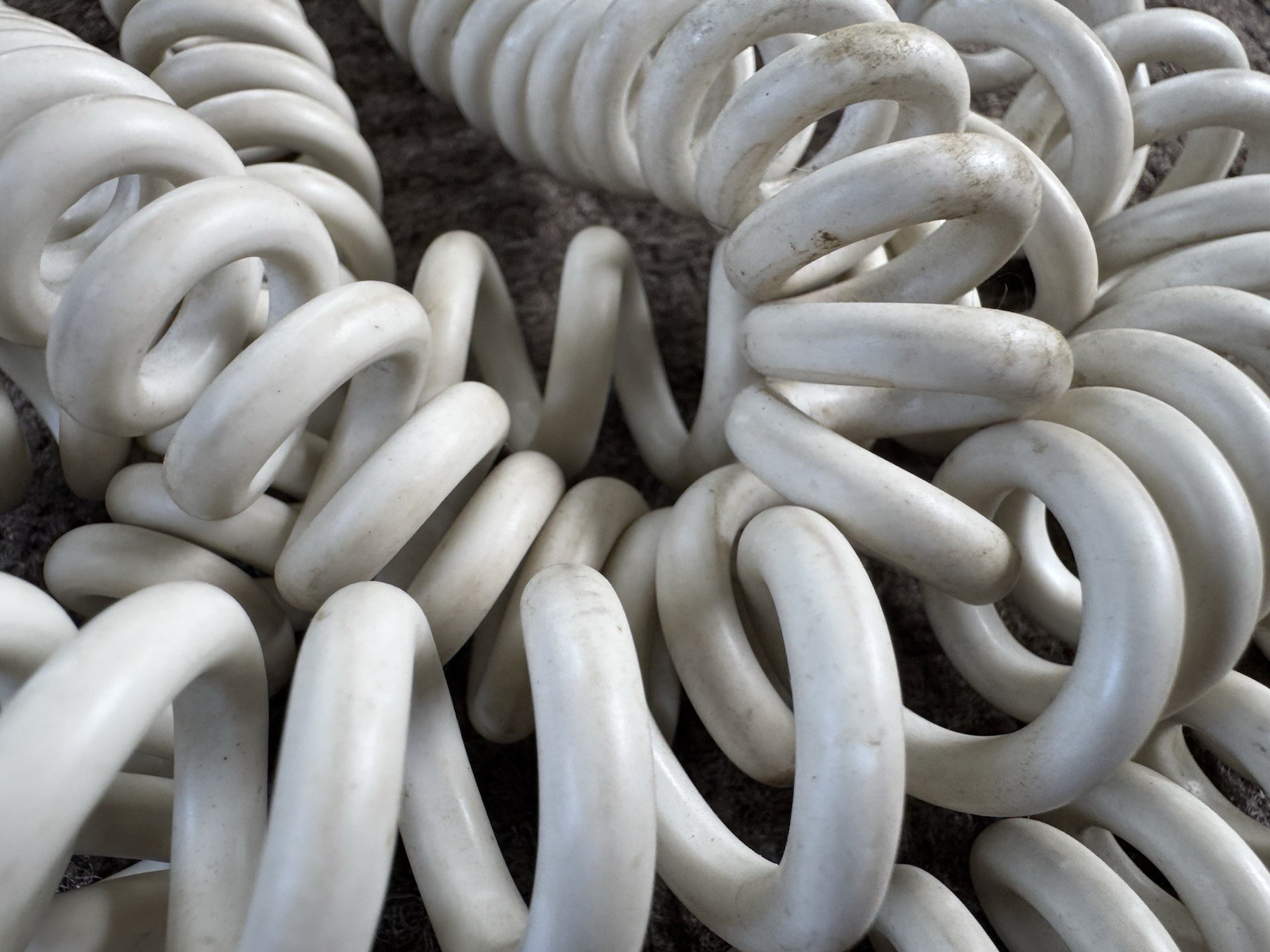 Fender Koil Kords Coiled Cable 30ft (stretched) White