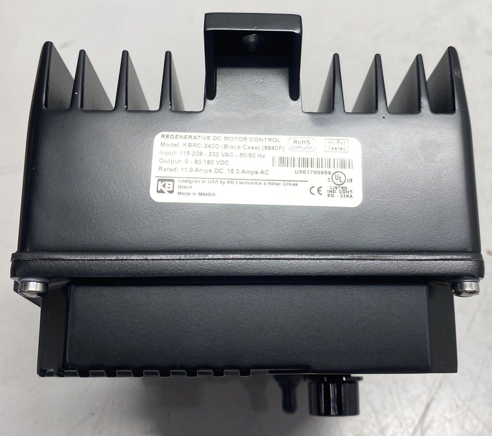KB Electronics 11 Amp DC Regenerative Speed Controller 8840 KBRC-240D