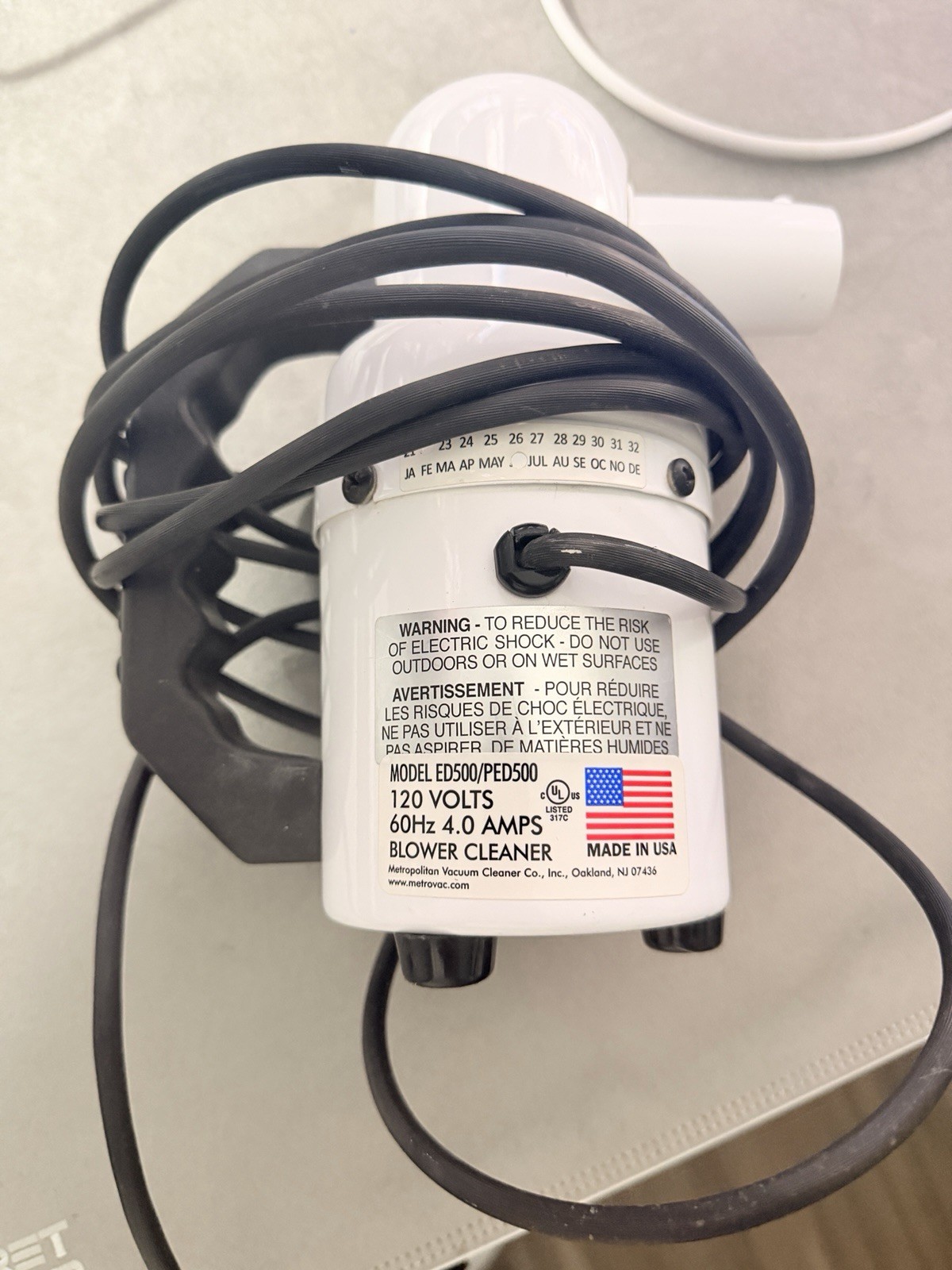Metrovac Electric Air Duster