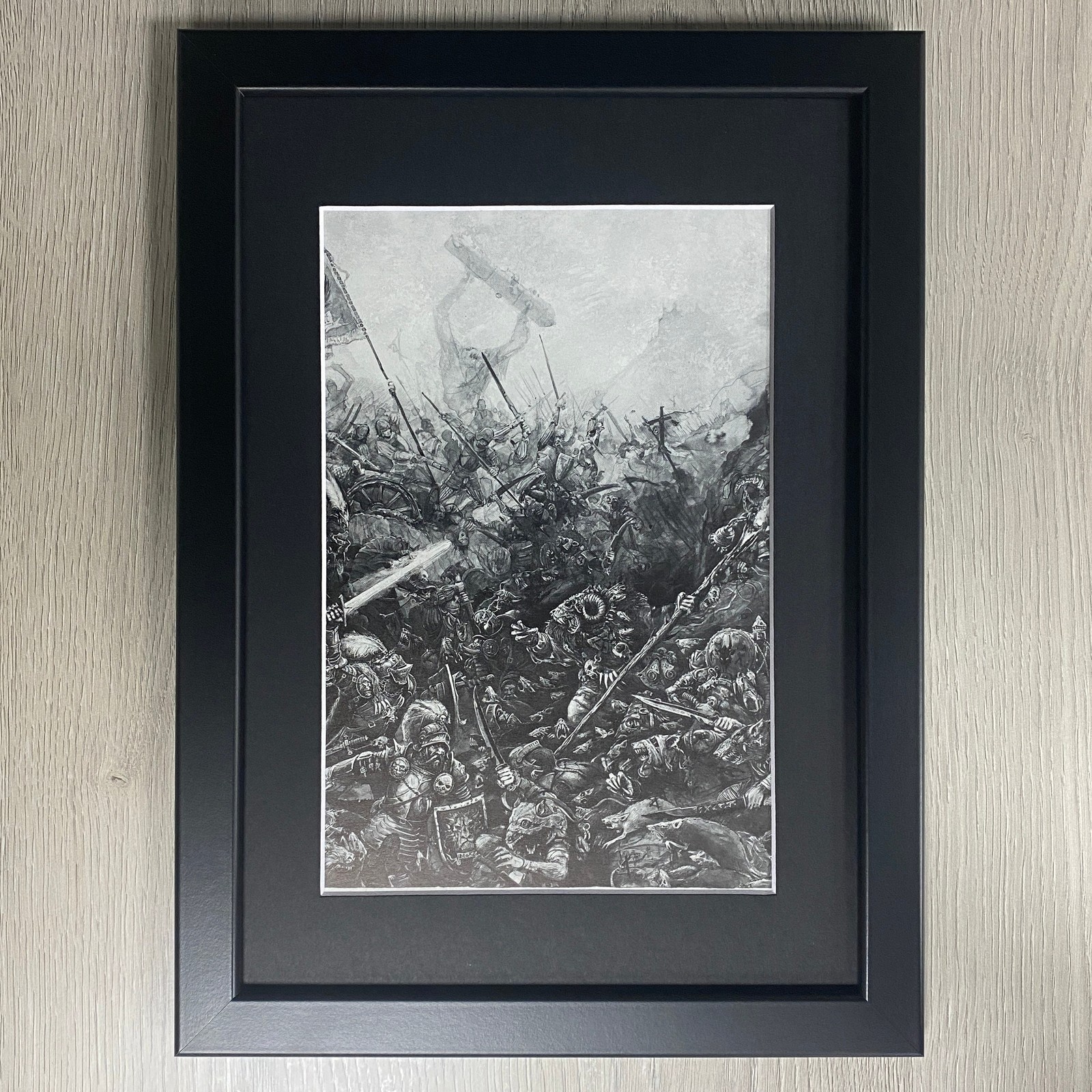 THE EMPIRE VS SKAVEN FRAMED ART THE BATTLE OF MAUSTADT WARHAMMER OLD WORLD AOS