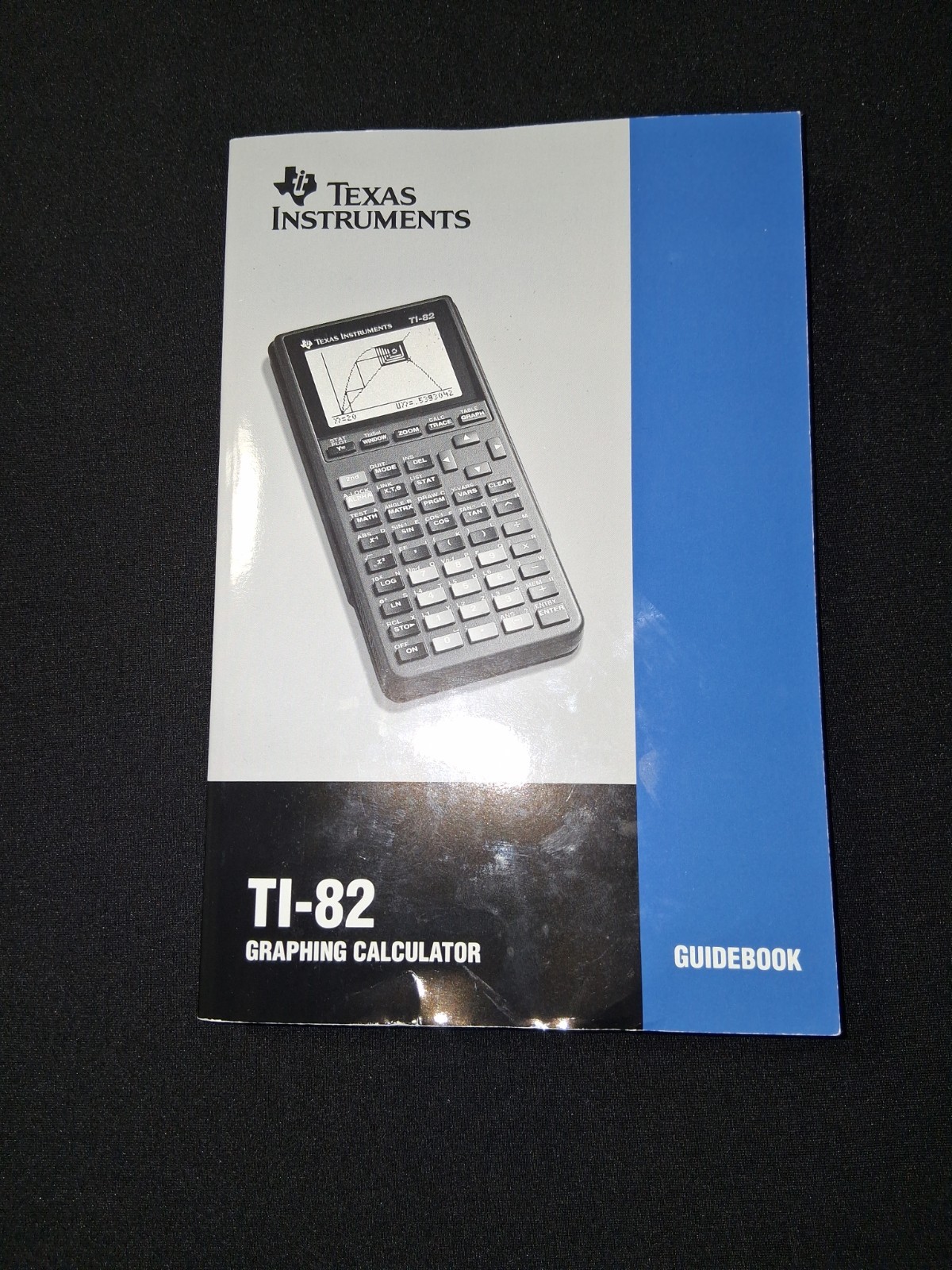 Texas Instruments TI-82 Graphing Calculator Guidebook Manual 1993