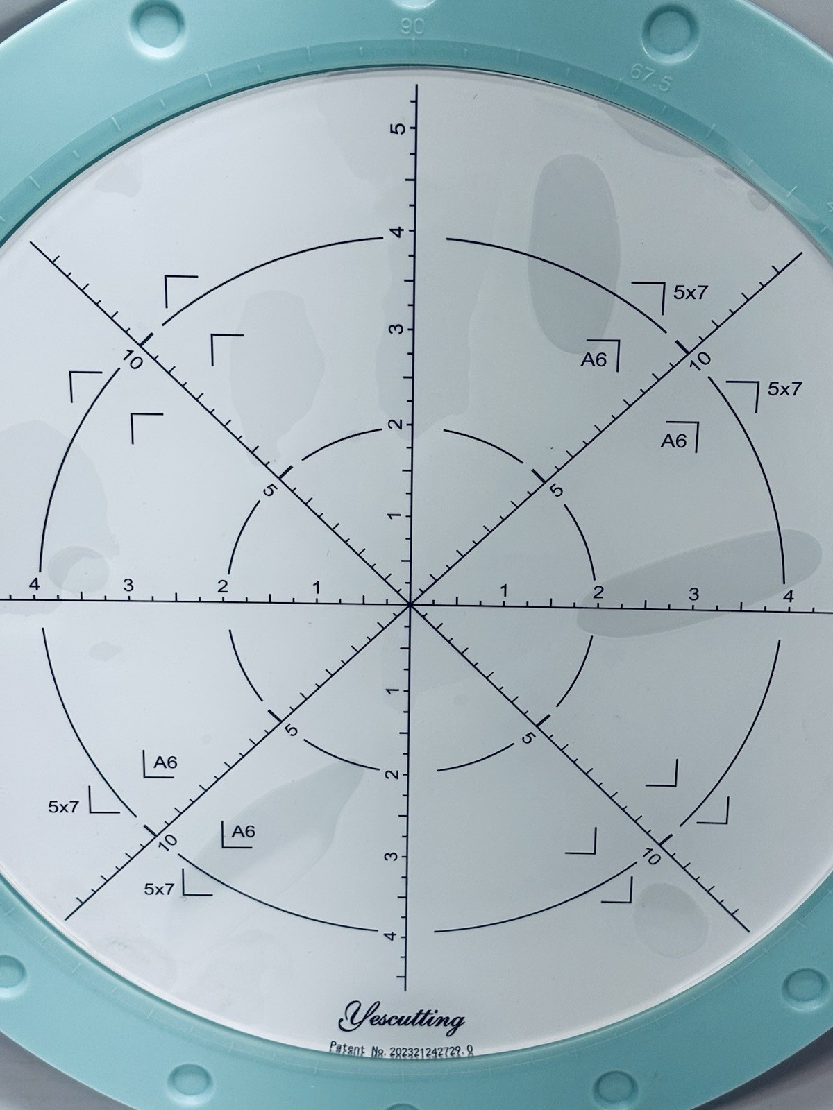 Stamp Positioning Tool Platform Round & Square Set Clear Alignment Jig