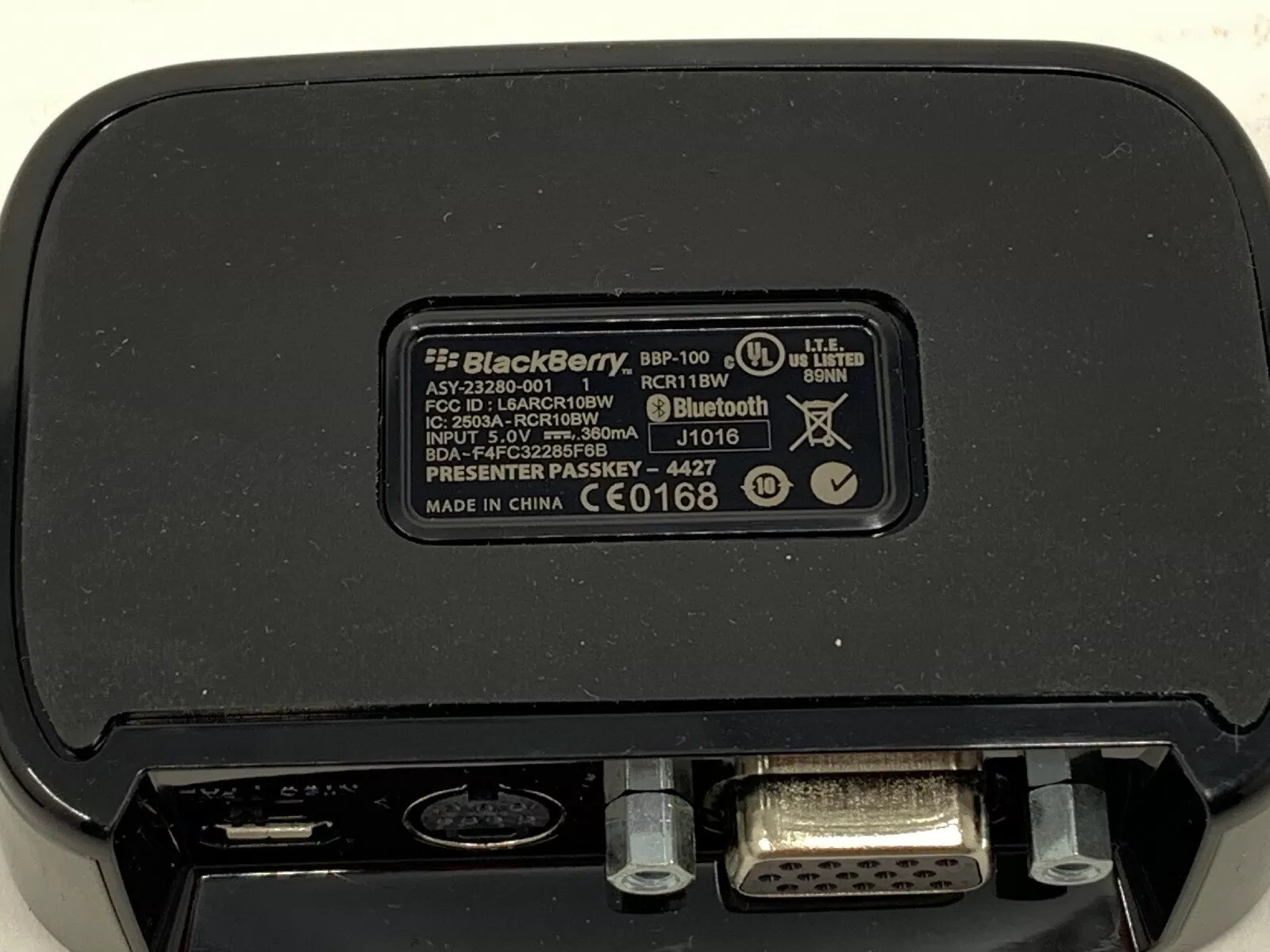 Blackberry Presenter for Blackberry. New