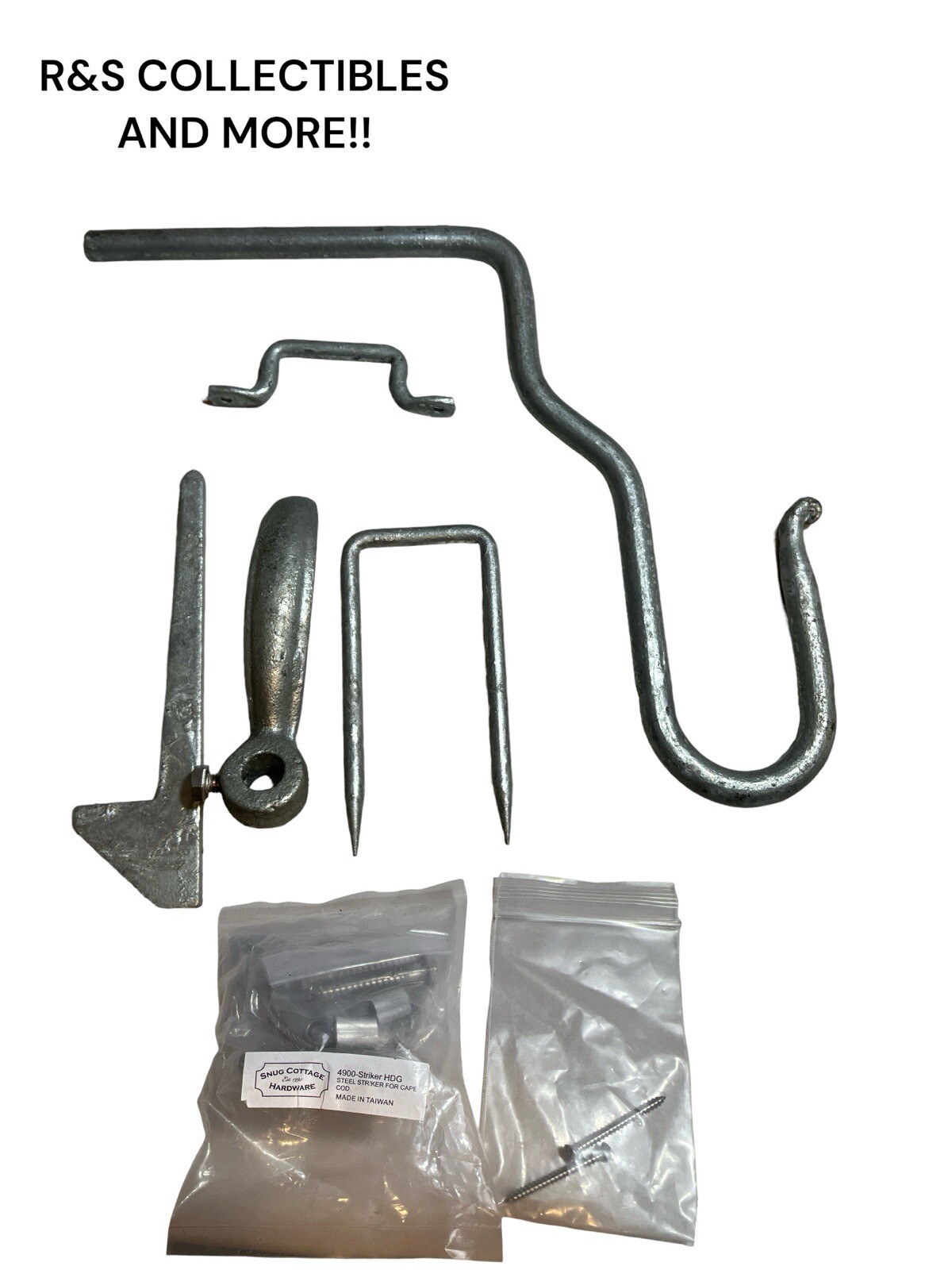 Snug Cottage 4900-002 Forged Steel Exterior Gate Latch Cape Cod Style