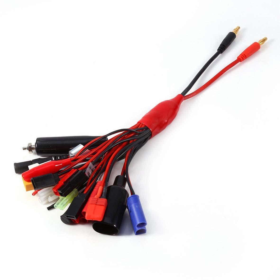 19in 1 RC Lipo Battery Multi Charging Lead Adapter Cable Wire 19 Different Plugs