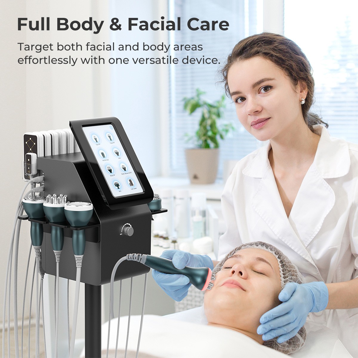 9 in 1 Beauty Machine for Skin Care Deep Relax Body Massage Salon SPA Equipment