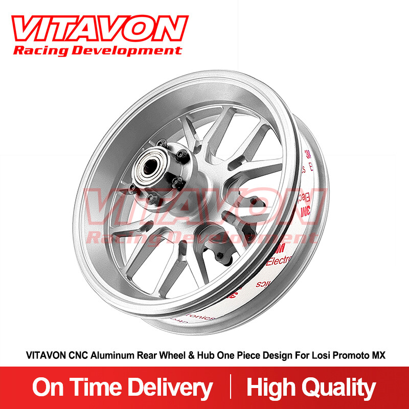 Vitavon CNC Alu Rear Wheel & Hub One Piece Design for Losi Promoto MX LOS46003
