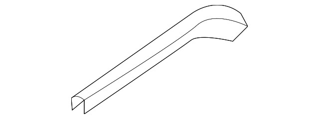 Genuine Nissan Roof Luggage Carrier Side Rail Cap 73870-4CC1A