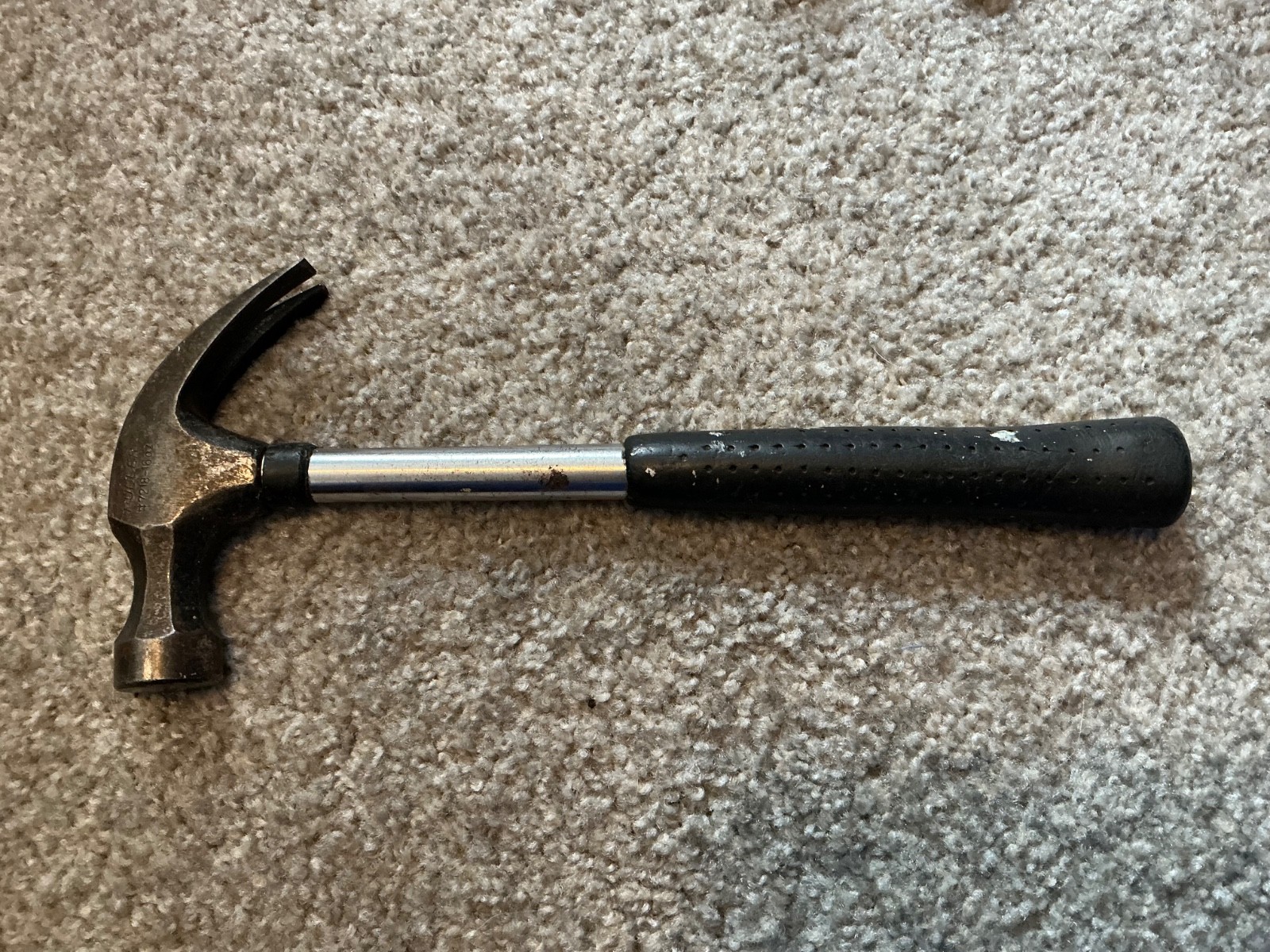 Vintage Fuller Claw Hammer 13 Inch 16 Oz. Black Grip Handle # 7218 Tool