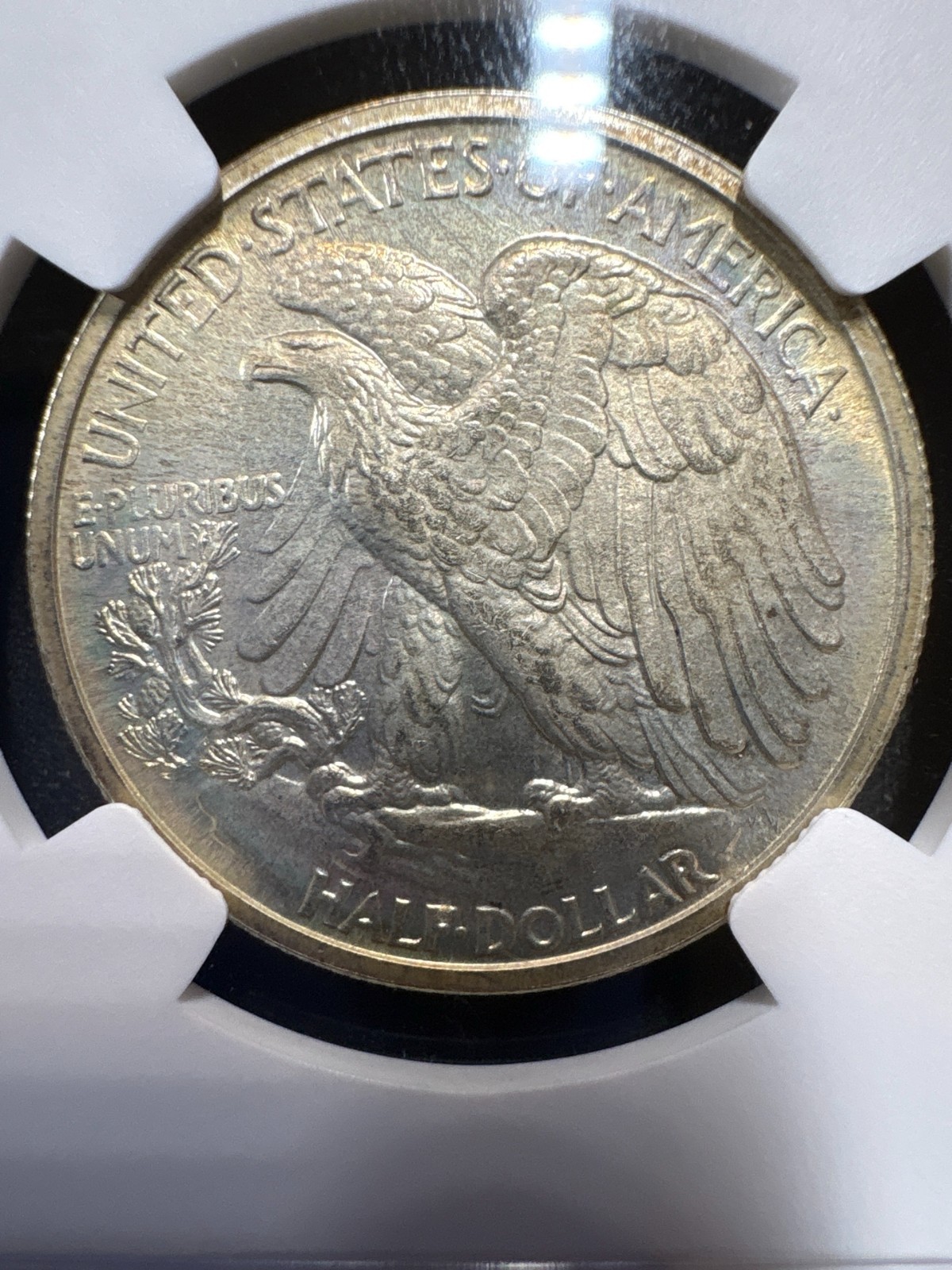 1940 PCGS PR66 Proof TONED Walking Liberty Half Dollar