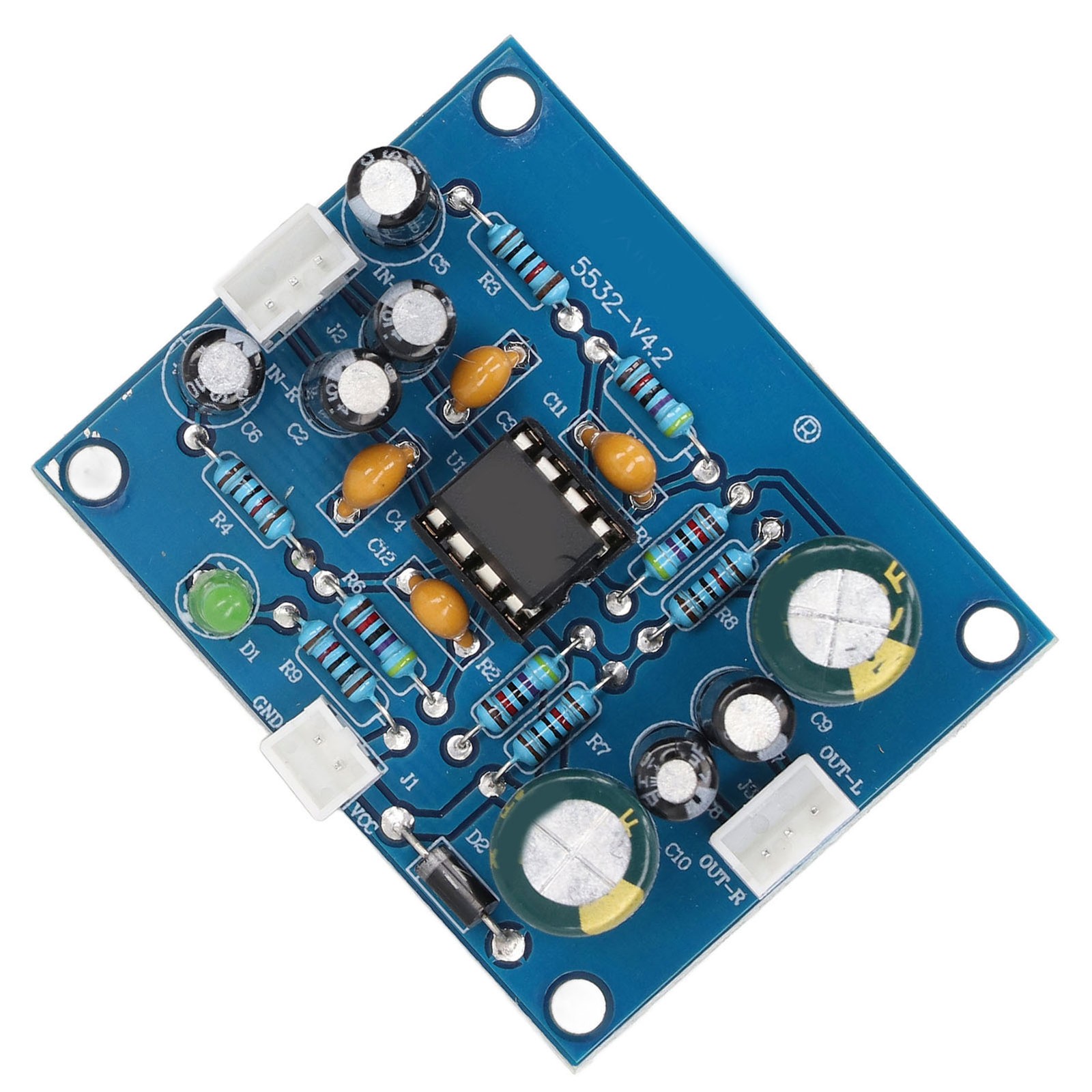 Preamp Module Audio Preamplifier Board NE5532 Chip Accessory Part For Replace↑