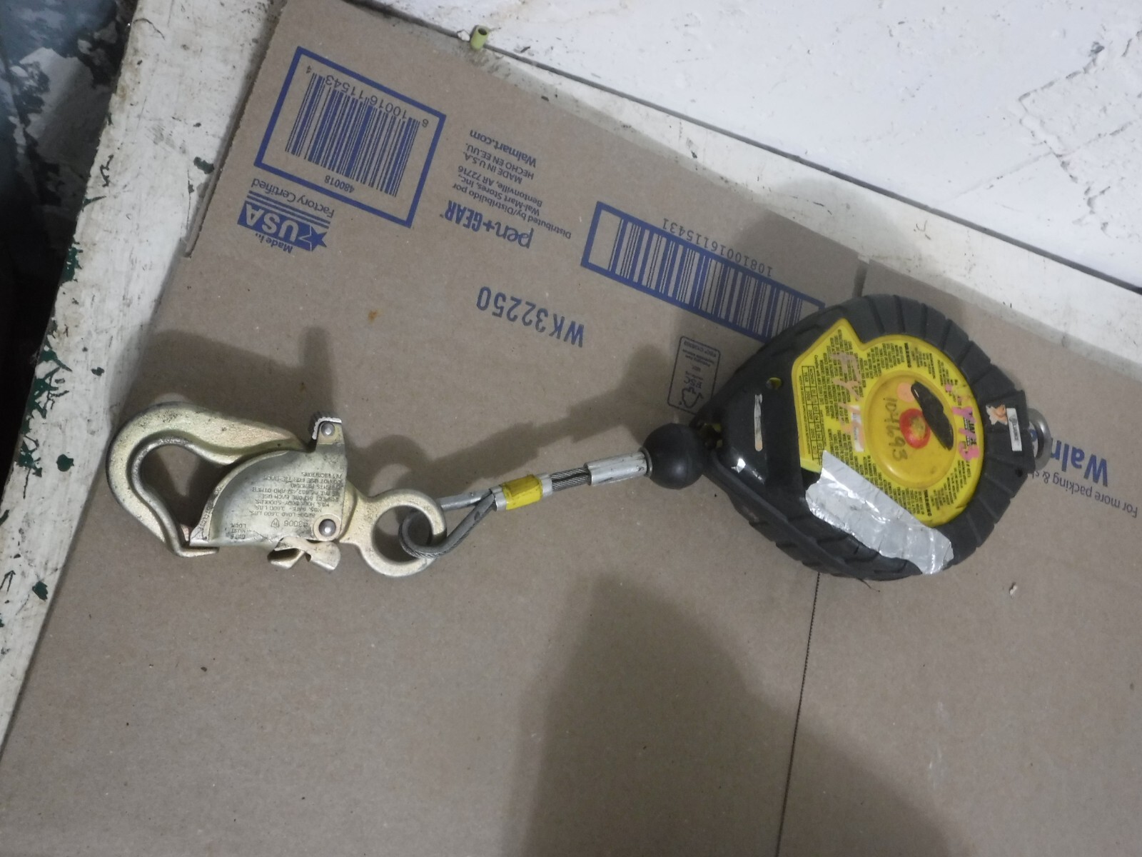 RELIANCE  Skyloc Self Retracting Lanyard - 3/16 Cable-18Ft- 4015