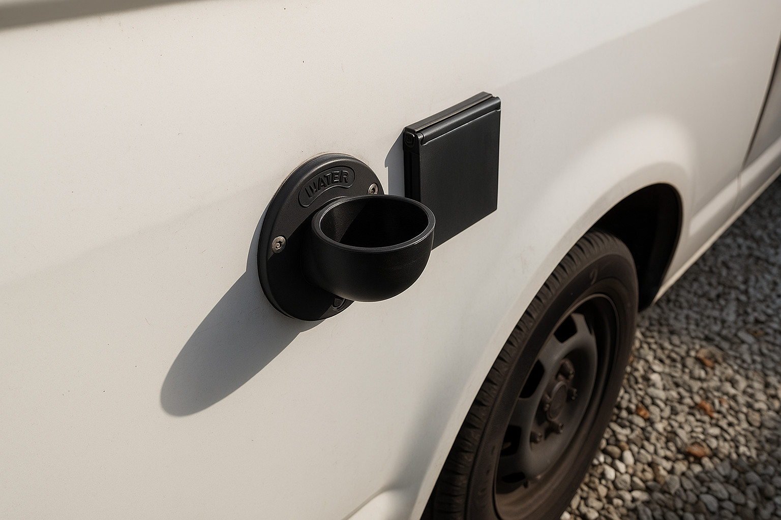 Campervan Water Tank Refill Funnel | Easy Fit | No Spills