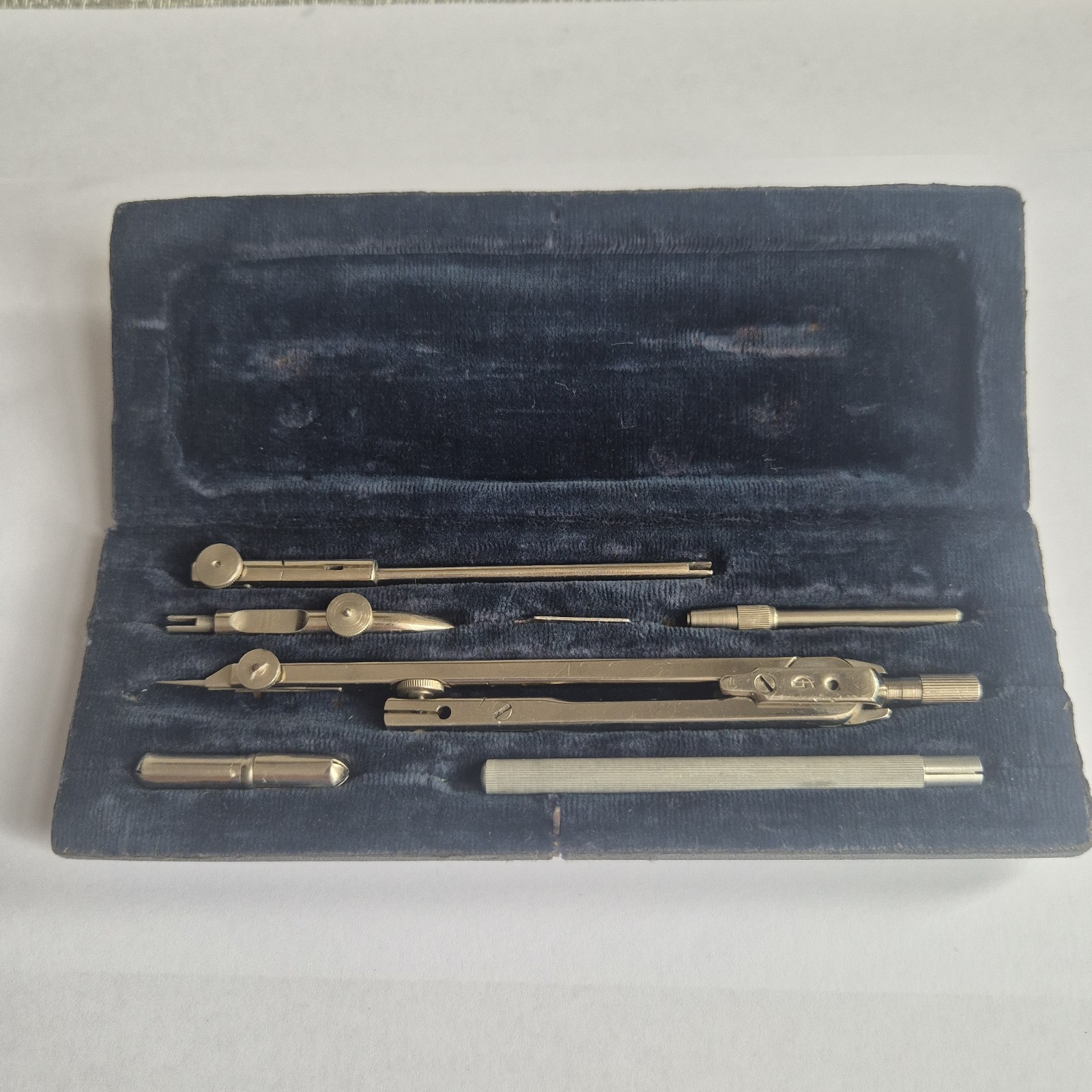 Vintage Italian G. Lodrini Technical Drawing Compass Set -Precision Drafting Kit