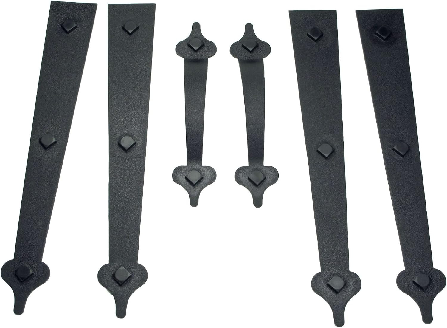 Garage Door Magnetic Handle Hinge Kit 6 Pieces Weatherproof Decorative Hardware