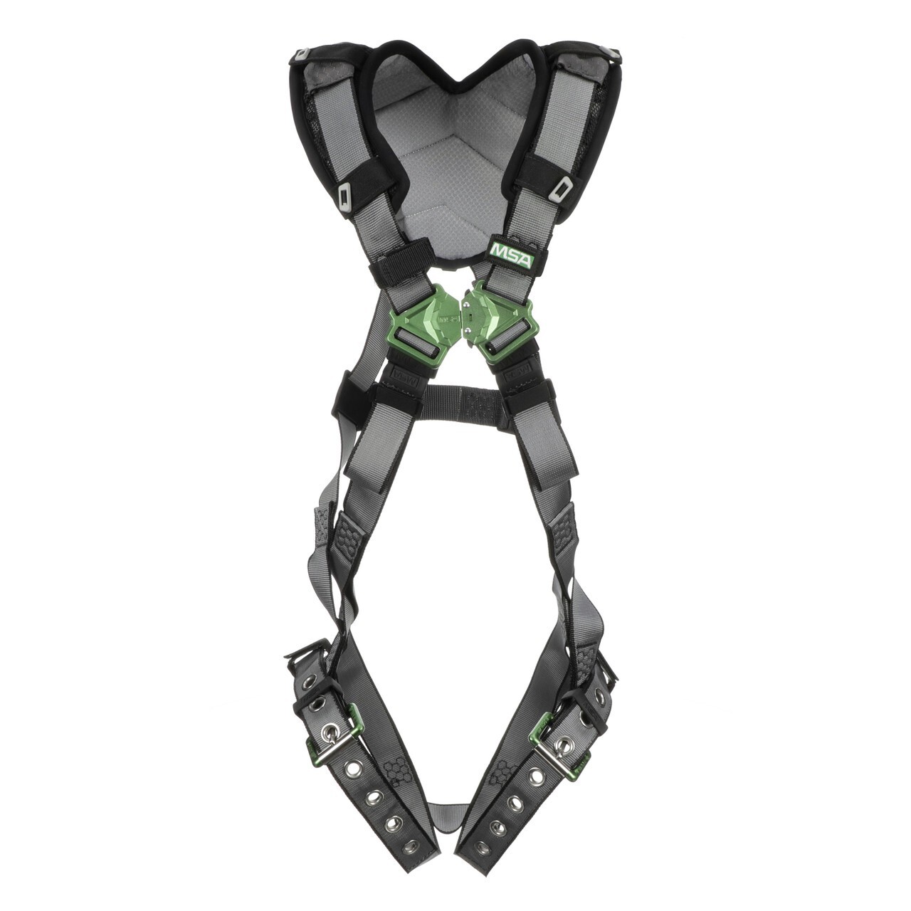 MSA 10194889 V-FIT Harness with Back D-Ring and Tongue Buckle Leg (Standard)