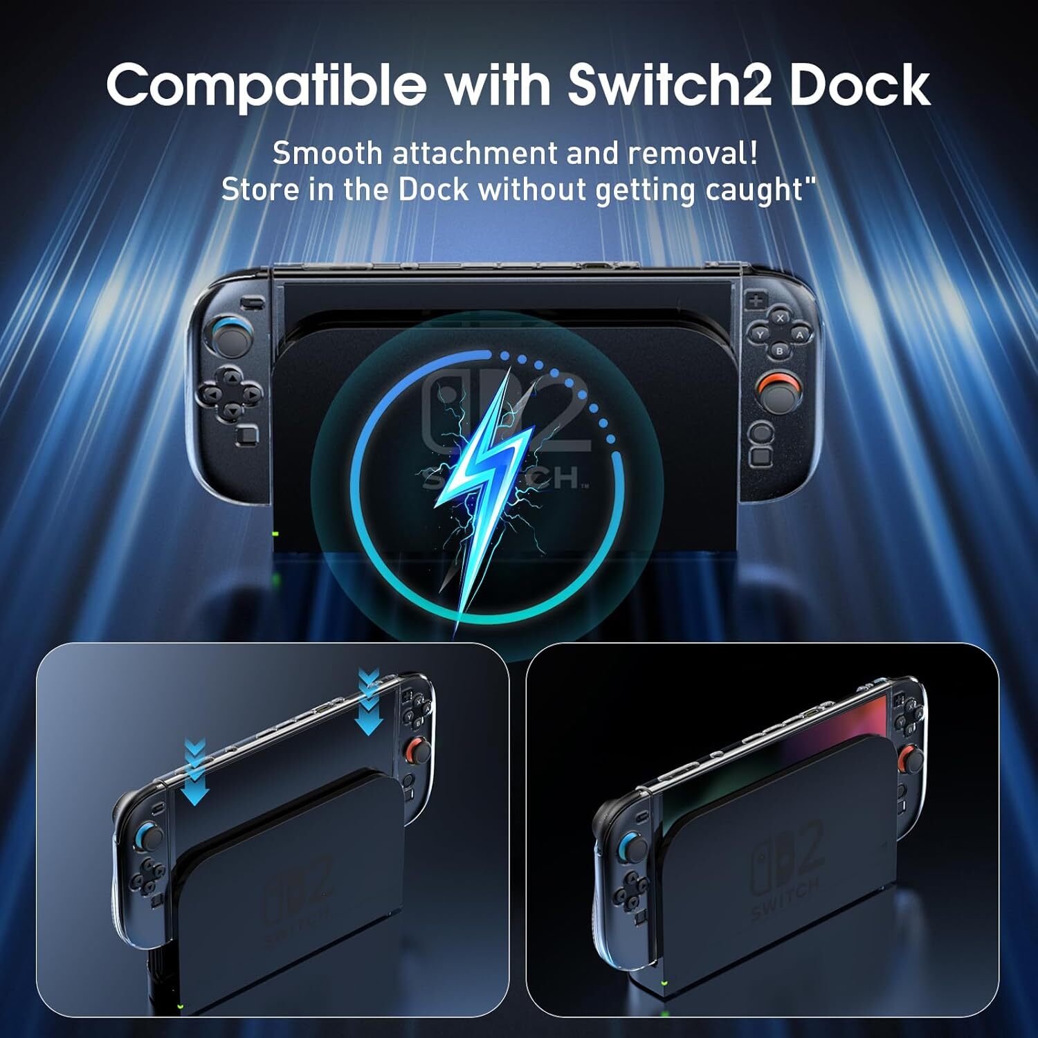 💯Switch 2 Case for Nintendo Switch 2(2025) Switch 2 TPU Protector Case Cover