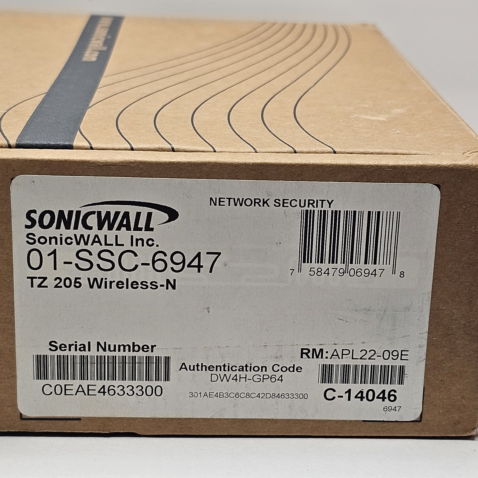 SonicWall TZ 205 Wireless-N Network Security 01-SSC-6947