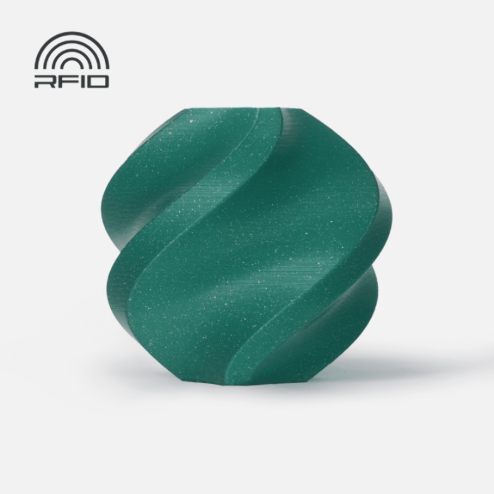 Bambu Lab 3D Printer Filament PLA Sparkle-Alpine Green Sparkle