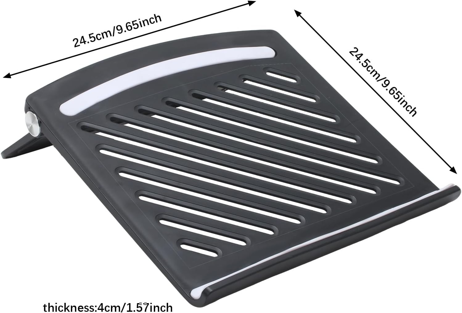 Foldable Laptop Stand, Portable Computer Riser, Ventilated Desk Holder