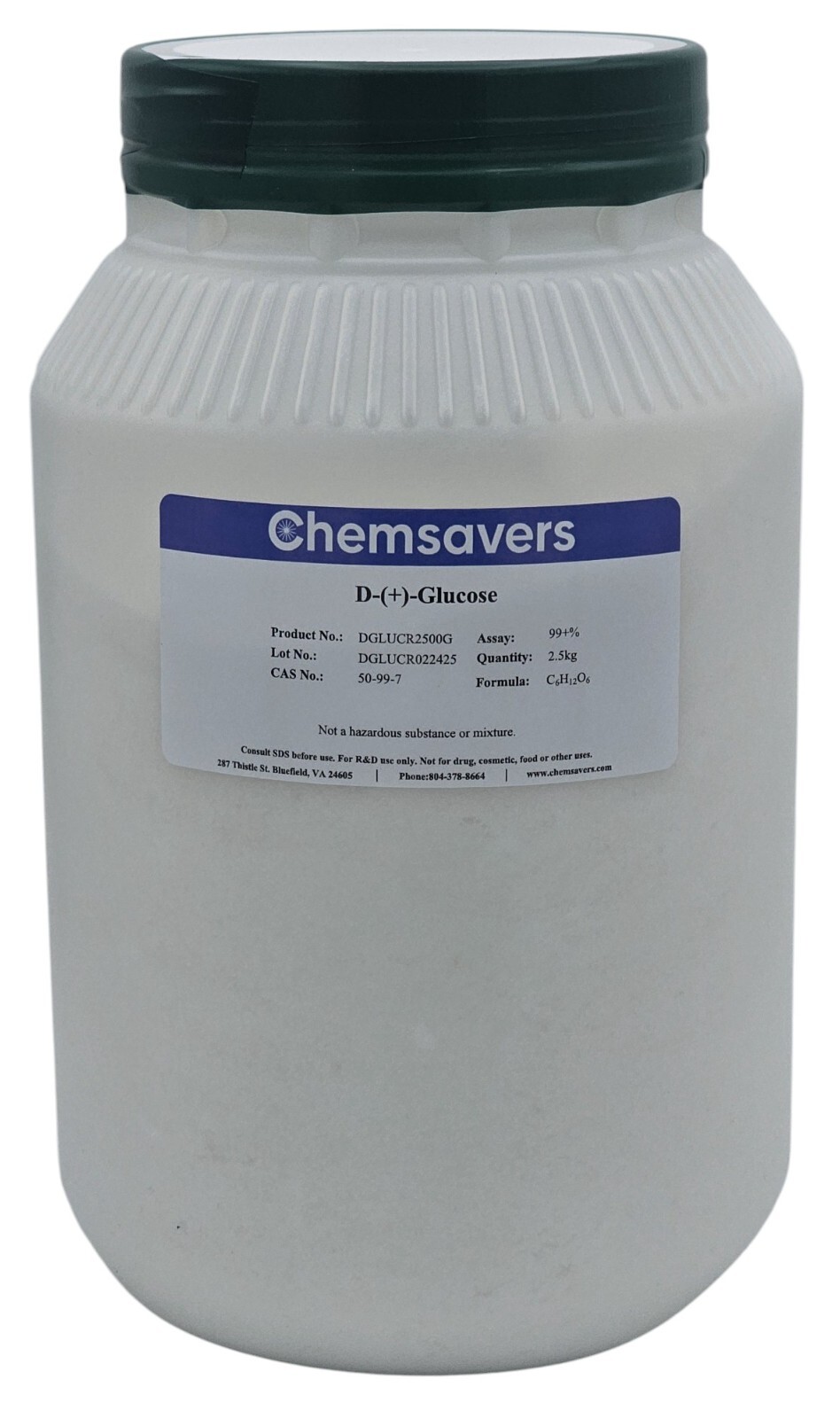 D-(+)-Glucose, 99+%, 2.5kg