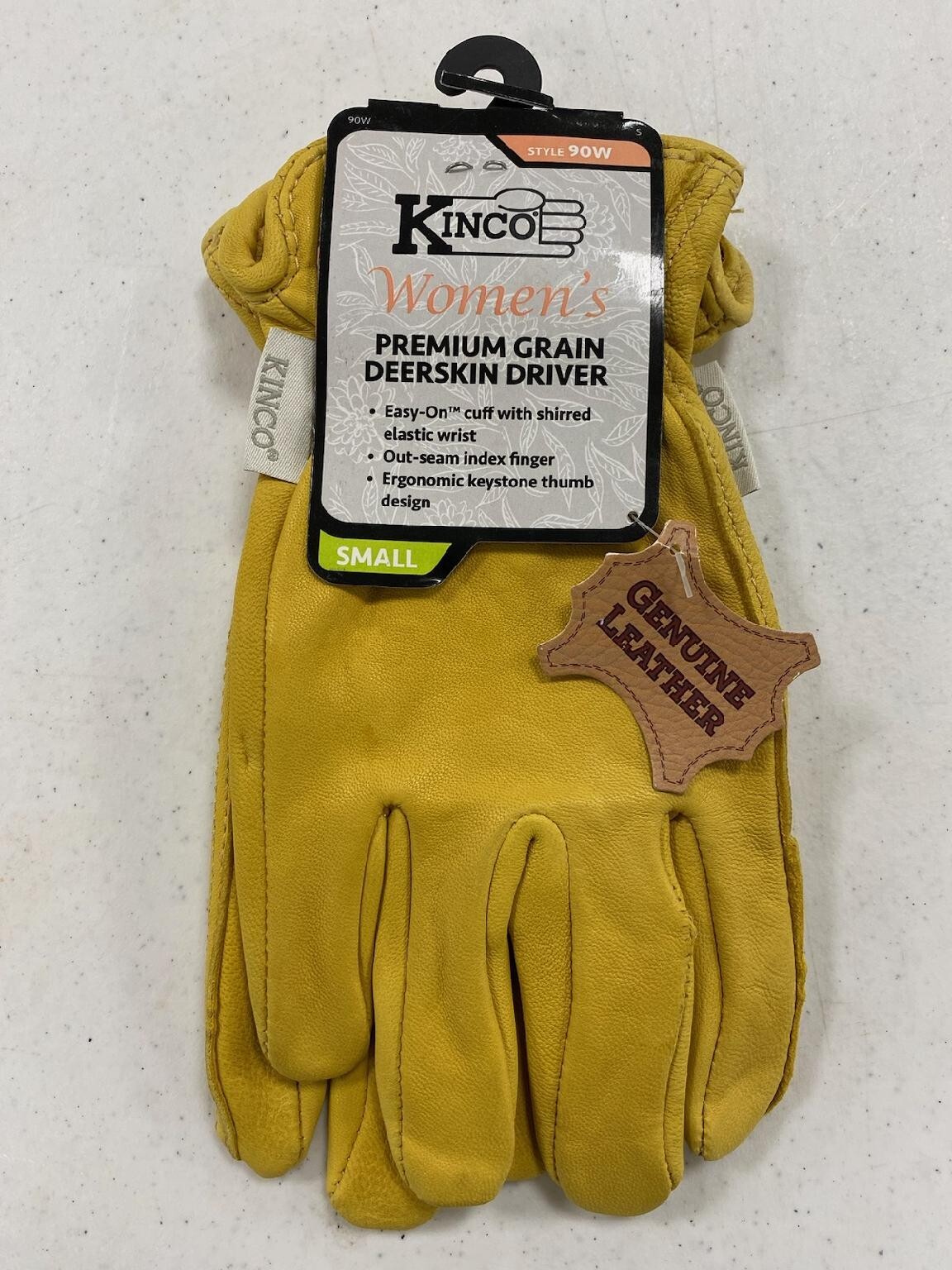 KINCO 90W SMALL WOMEN'S WORK GLOVE PREMIUM GRAIN DEERSKIN NEW FAST SHIP 8634883
