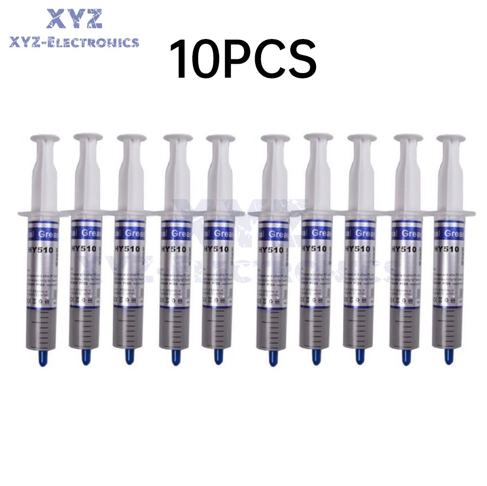 10PCS 30g Grey Thermal Conductive Grease Paste For CPU GPU Chipset Cooling HY510