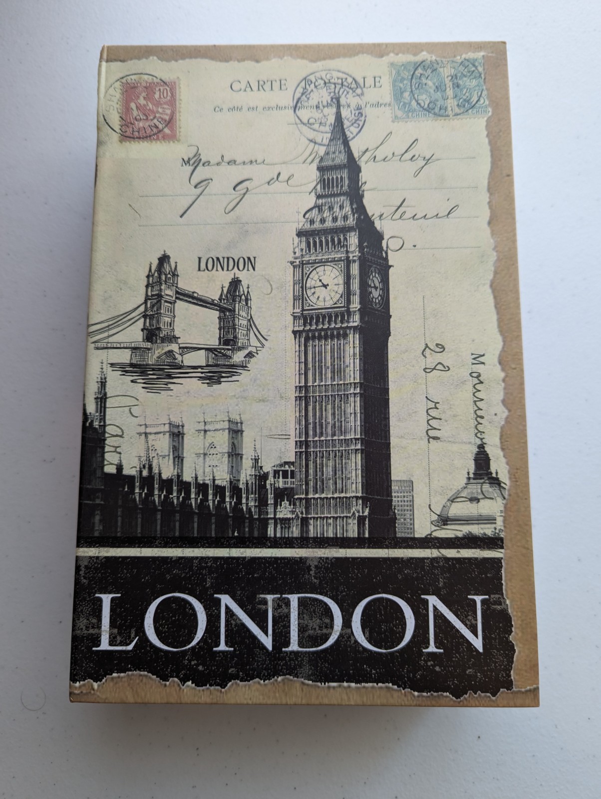 Secret Book Safe w/ Combination Lock - London