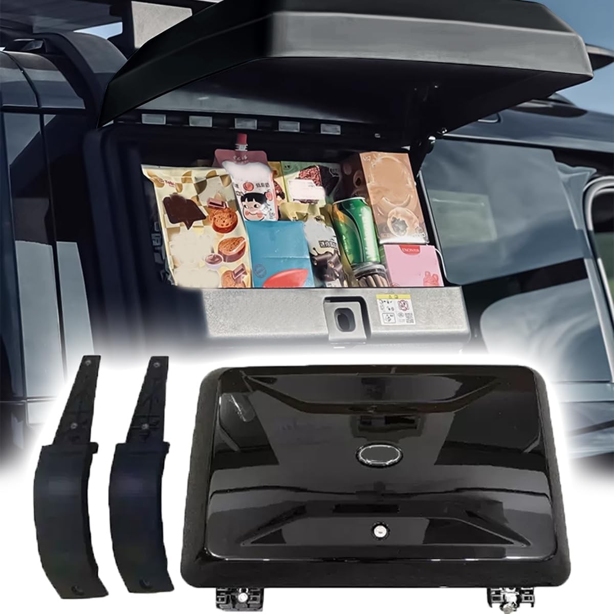 Exterior Side Mounted Gear Carrier Box For 2020-2024 Land Rover Defender 110