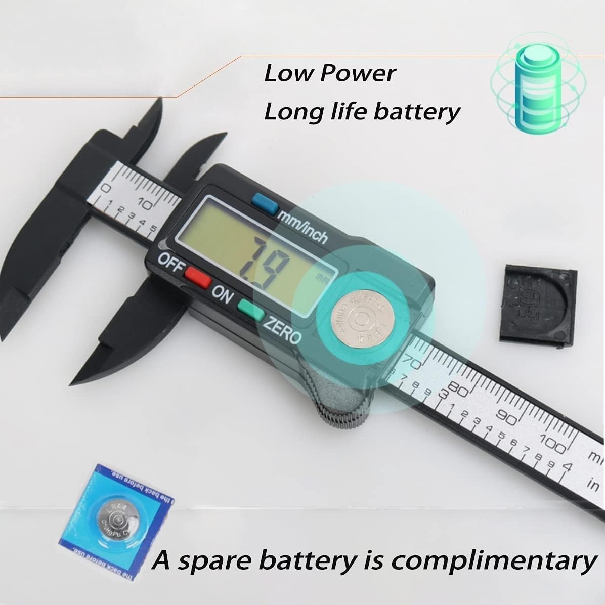 Digital Calipers,Electronic Digital Calipers, LCD Screen displays 0-6"Caliper...