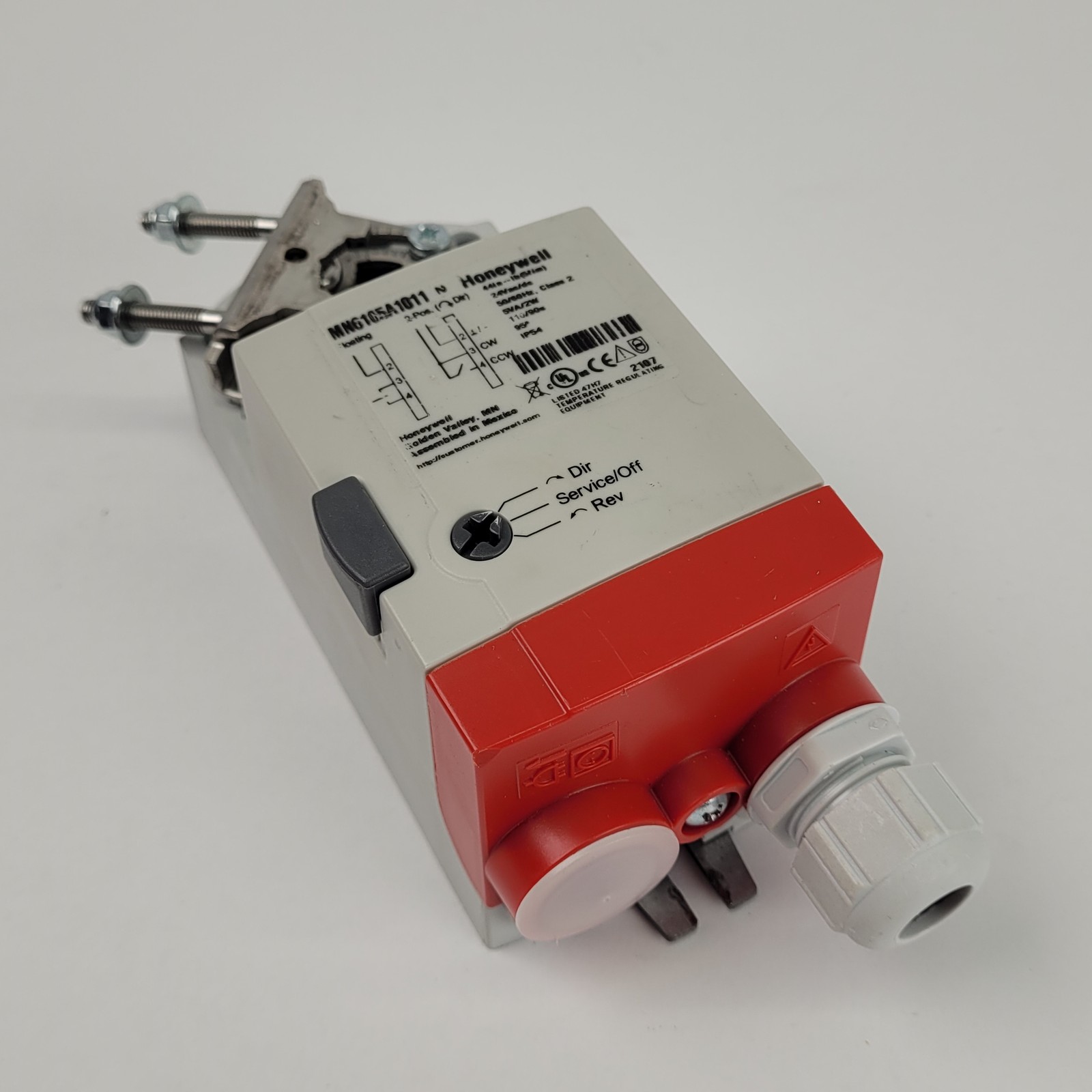 Honeywell MN6105A1011 Two-Position, Floating Actuator, 24V, 44In-lb - USED