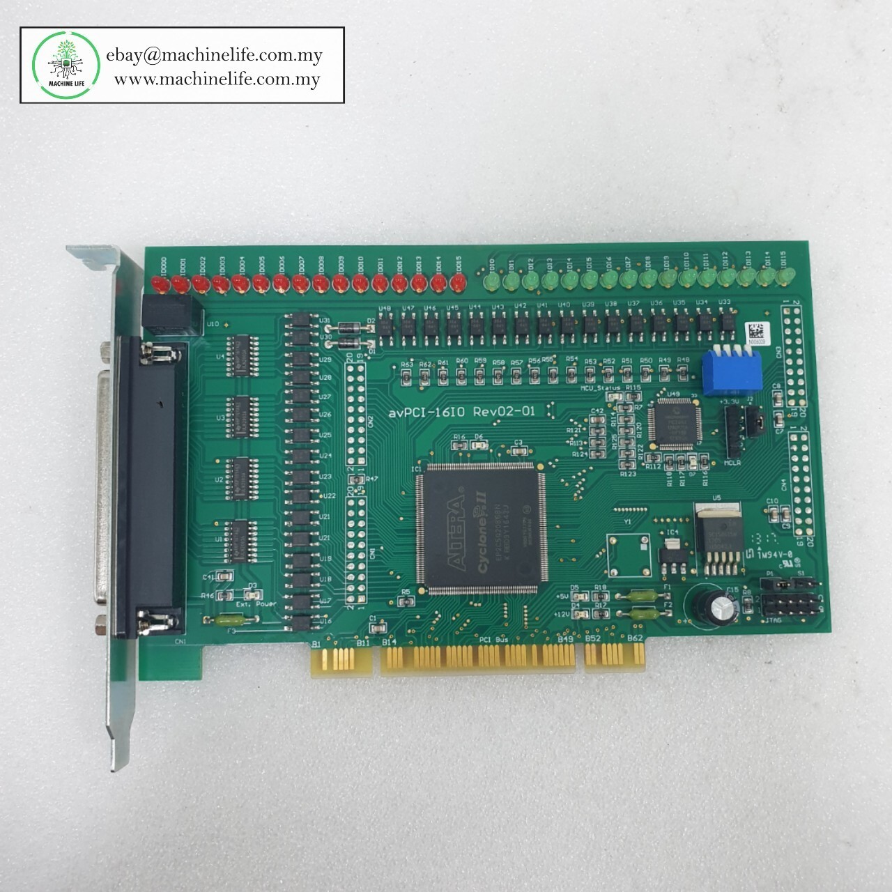 1 PC USED avPCI-16I0 Rev02-01 9501-1741566 PD-IO-0007-01 Board For YTEC YT-6300