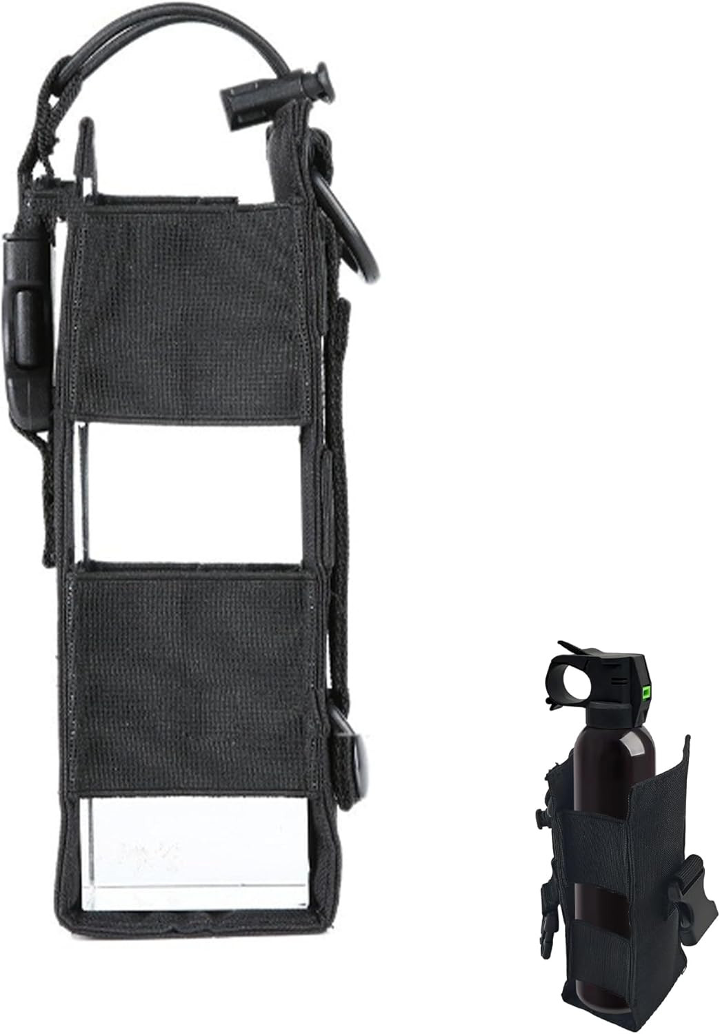Bear Spray Holster Fits 7.9, 9.2 & 10.2oz Canisters, Quick Release Outdoor Pouch