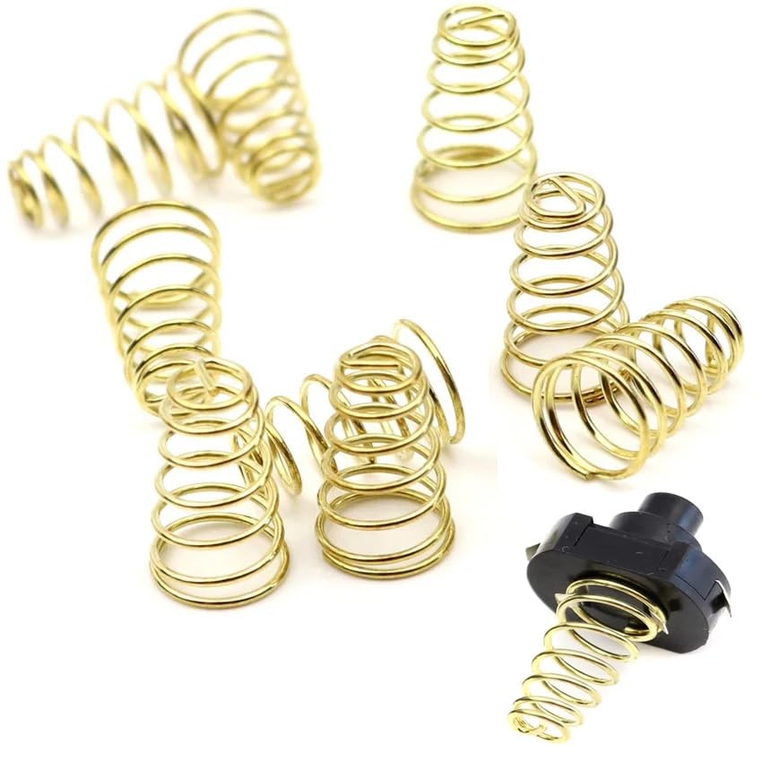 20 Pack Flashlight Switch Battery Spring Replacement LED Flashlights Battery ...