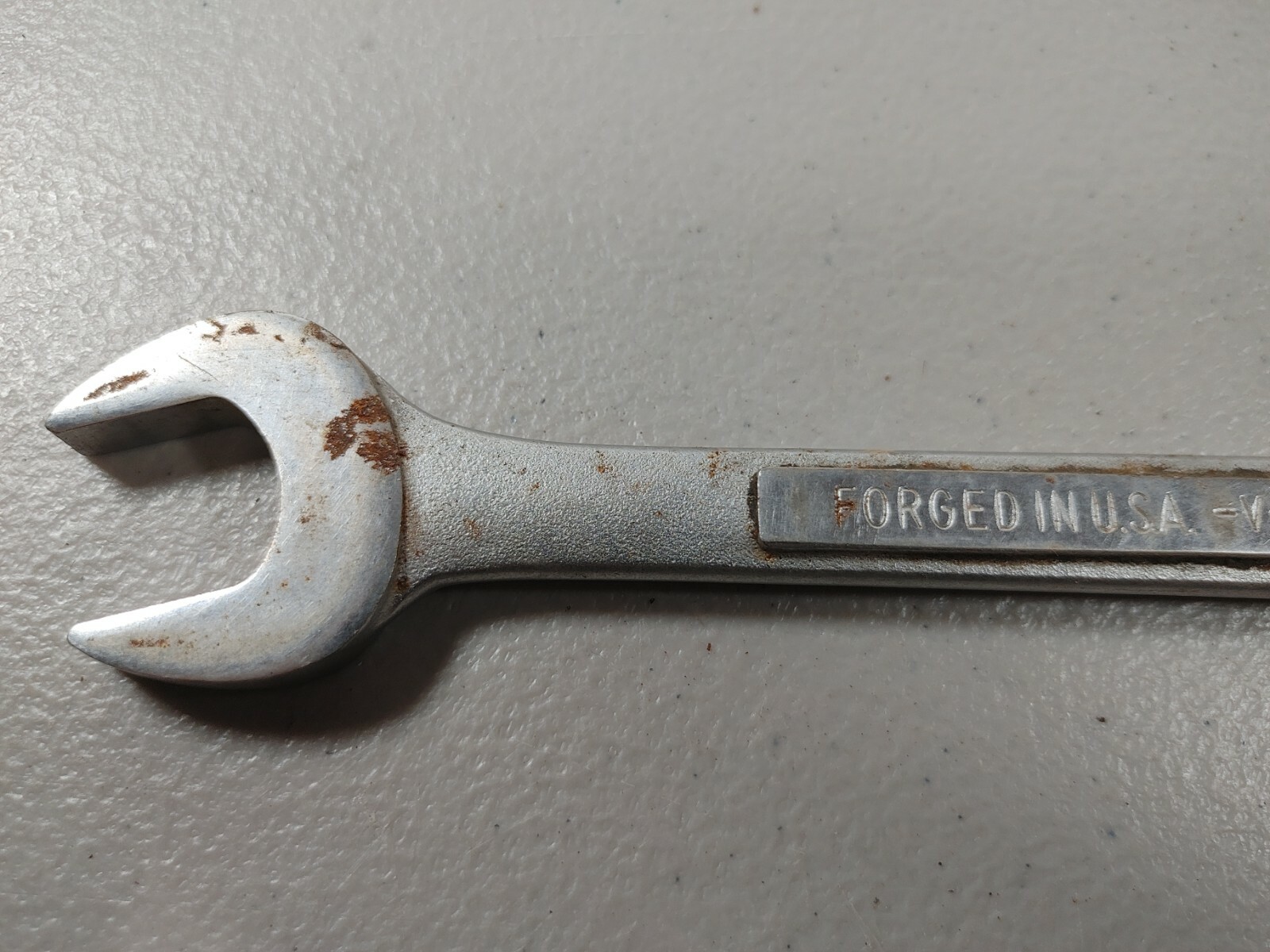 Craftsman Open End Wrench, =V= series, sizes 25/32 X 13/16”, 44583 USA