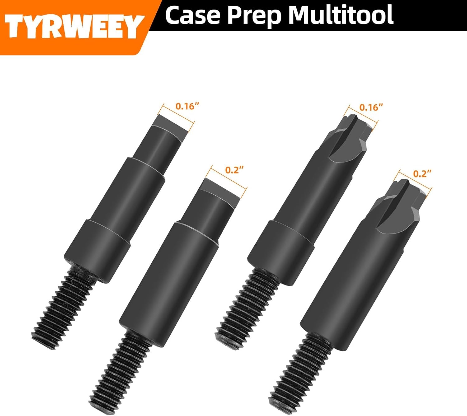 Case Prep Multitool, Case Chamfer Deburring Tools for Reloading, Primer Pocket