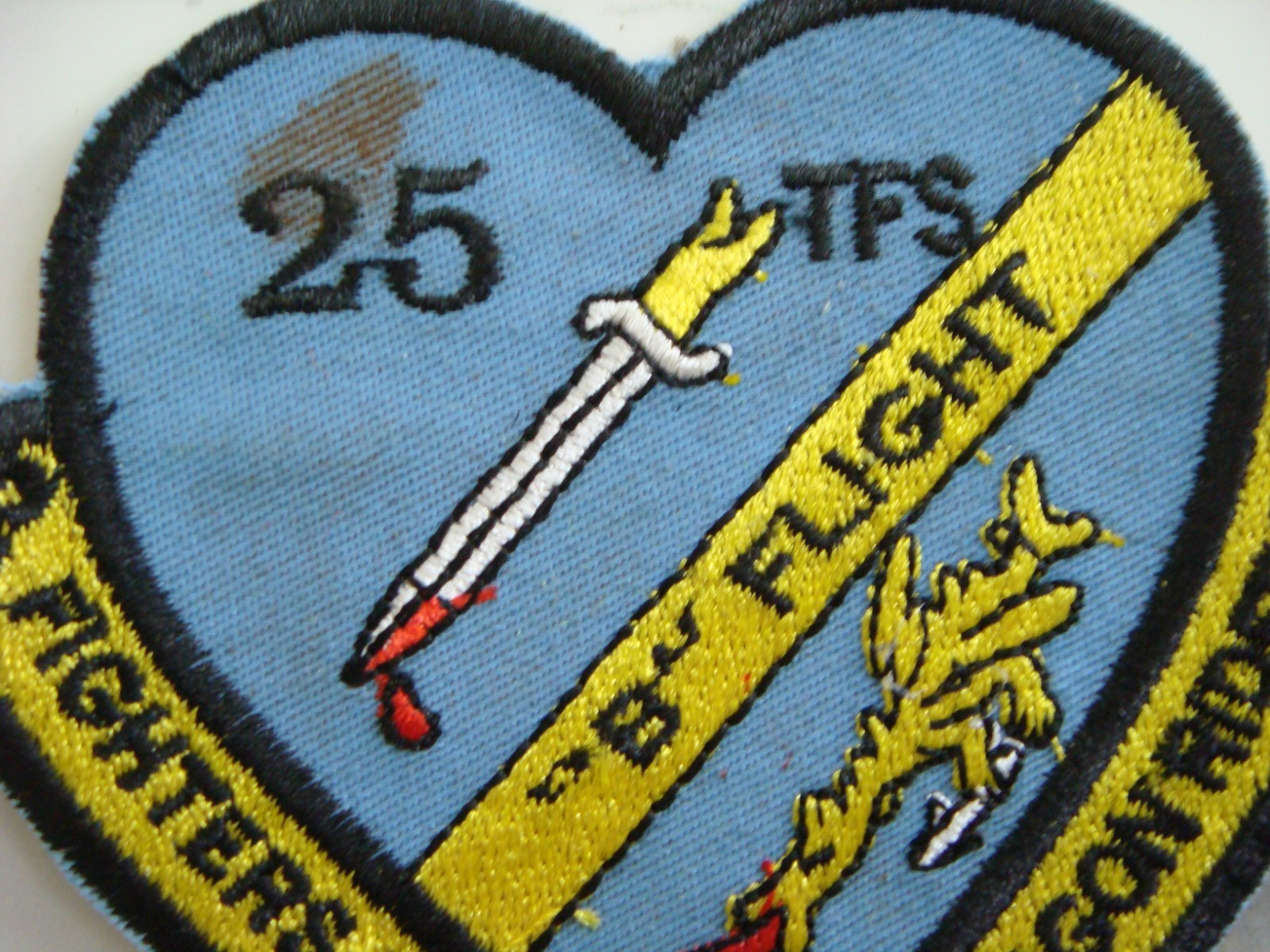 USAF B FLIGHT 25th TACTICAL FIGHTER SQUADRON, VIETNAM WAR PATCH