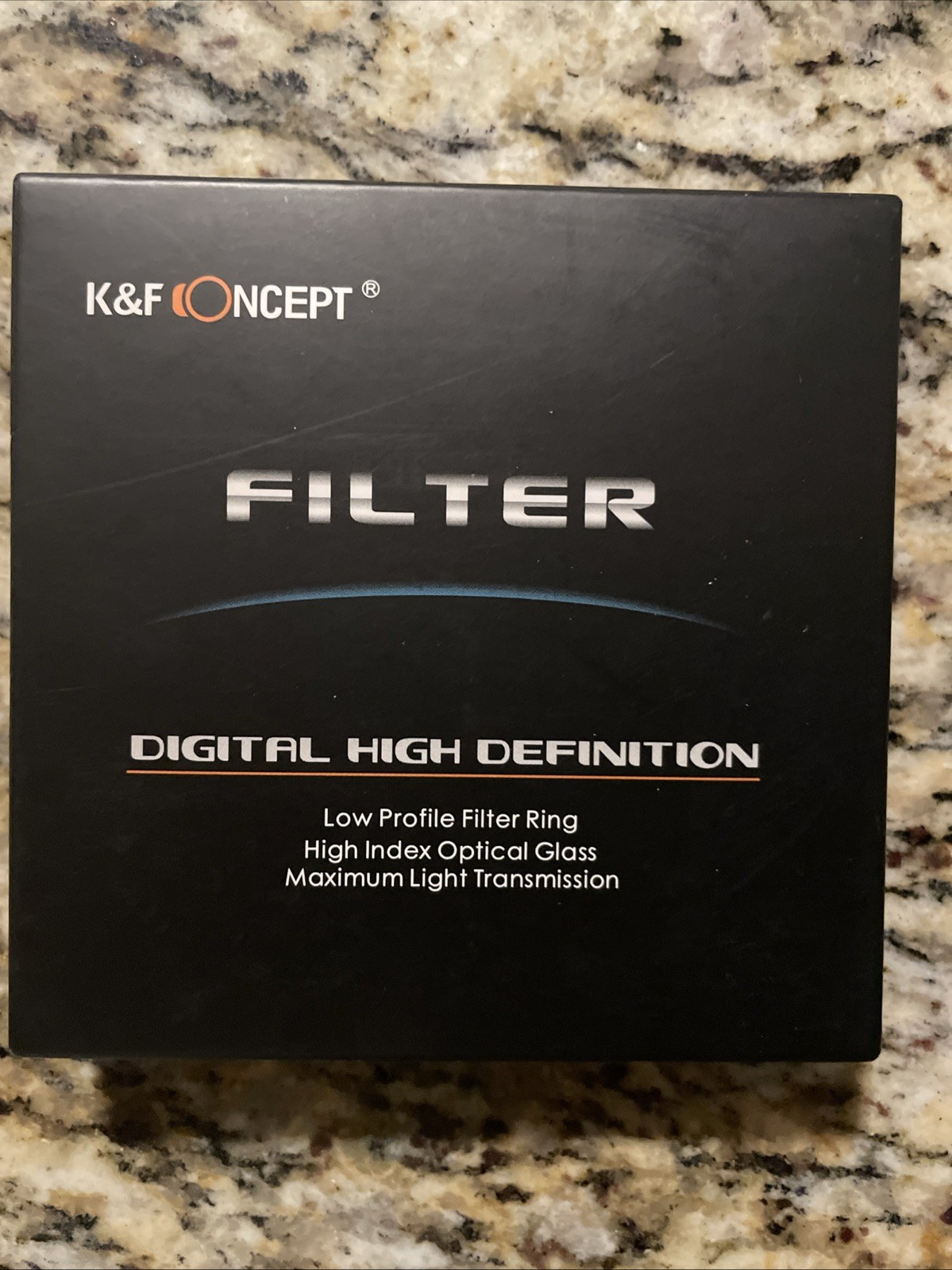 K&F Concept Filter Low Profile Filter Ring High Index Optical Glass Lens 52mm MC
