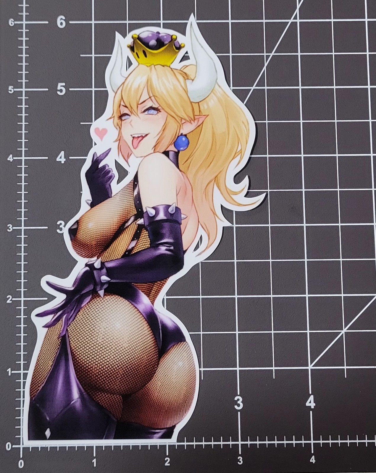Super Mario Bowsette V2 Sticker 6"