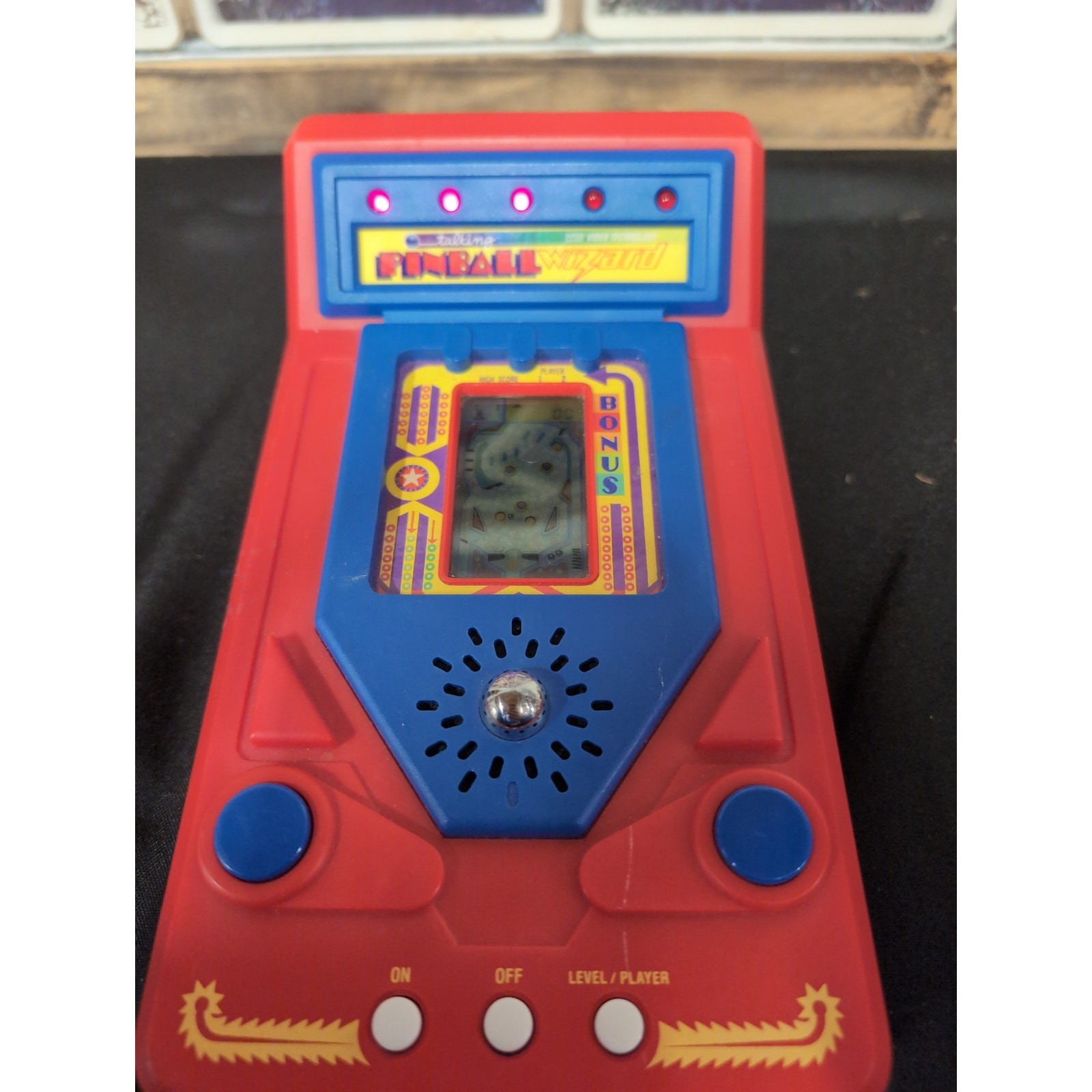 Vintage VTech Electronic Talking PINBALL WIZARD Game 80-0988 Nice Cond Tested!