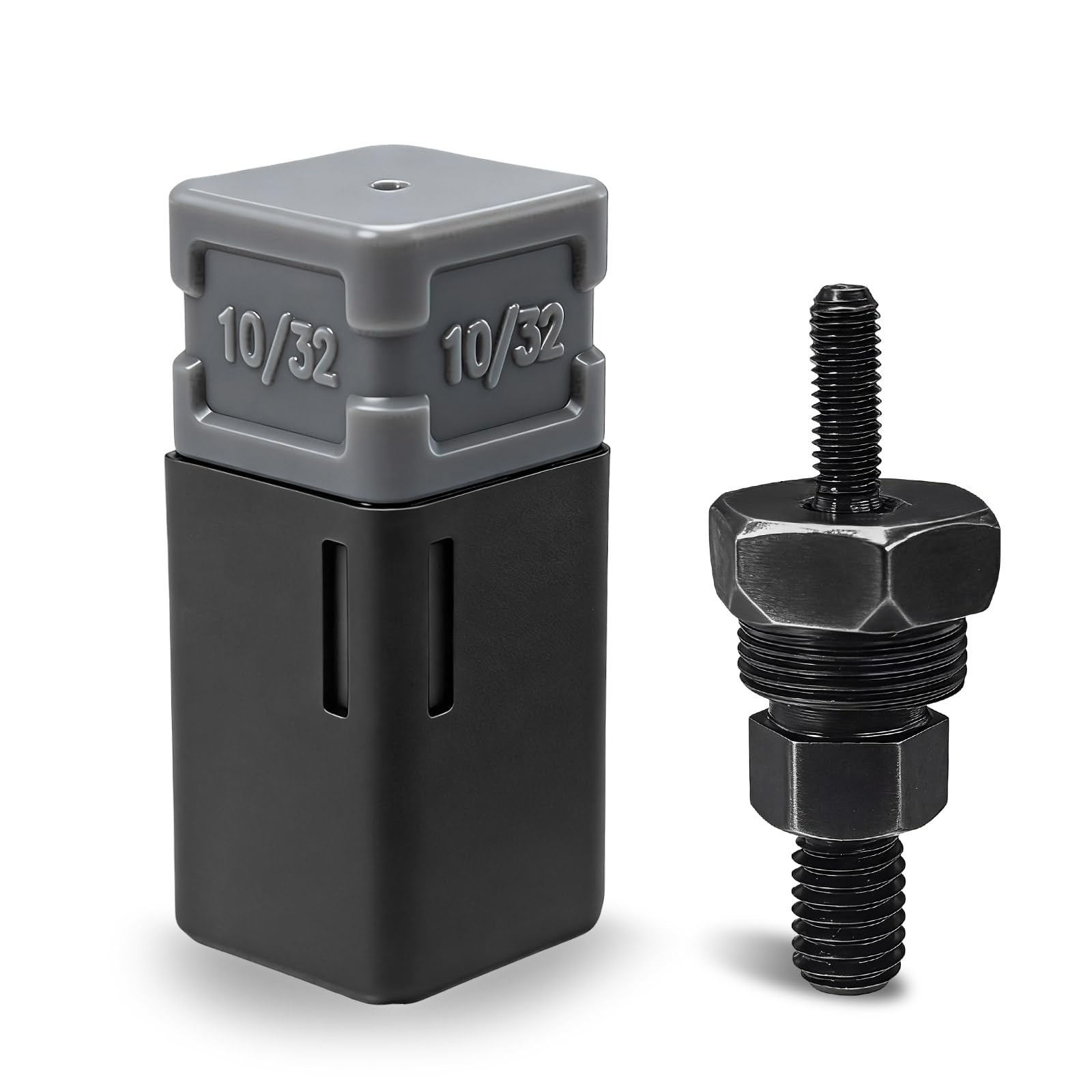 XJVSS 10-32 Rivet Nut Tool Mandrel, Carbon Steel Riveter Tip Black