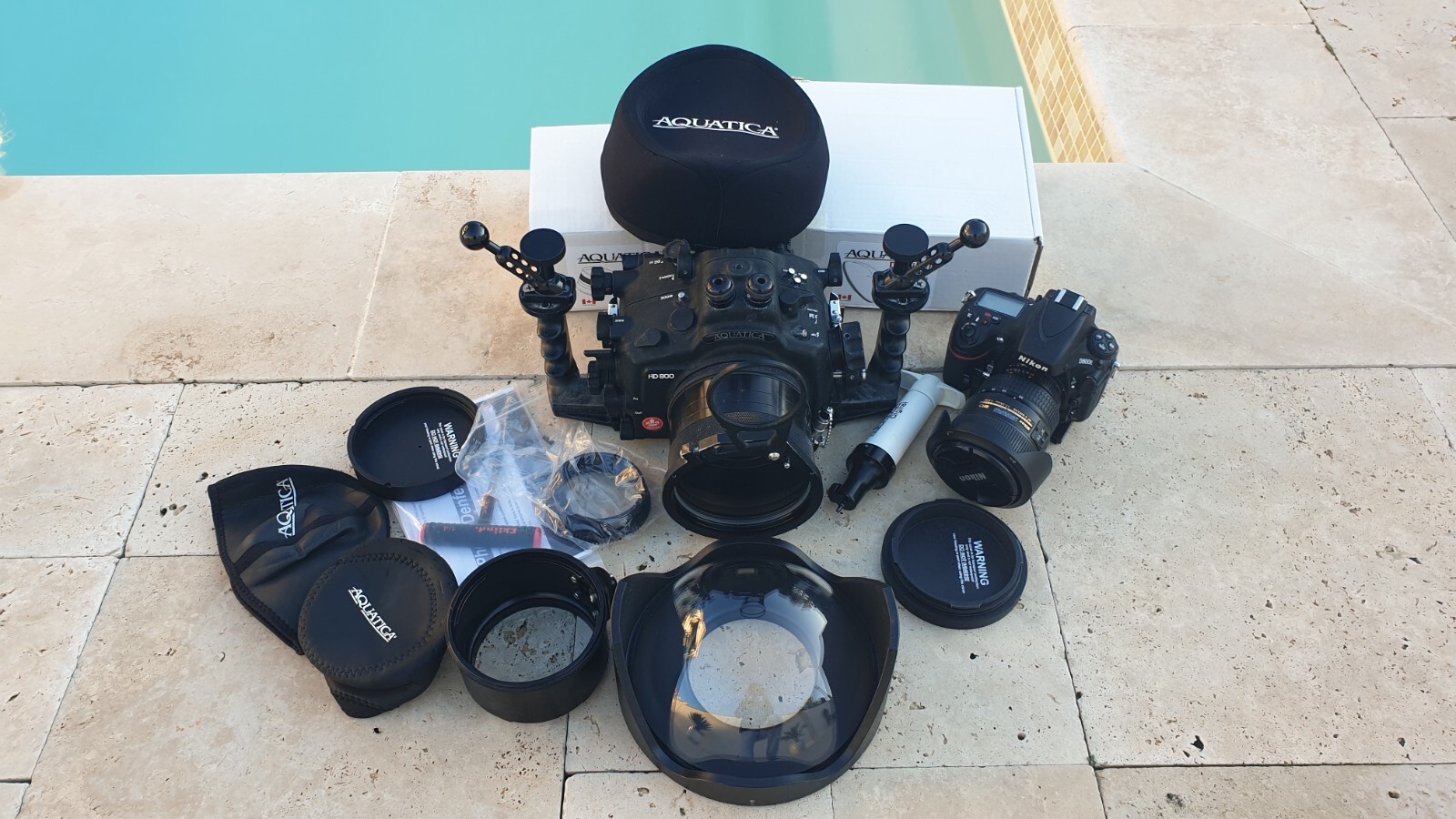COMPLETE AQUATICA HOUSING SET FOR NIKON D800E + NIKON D800E
