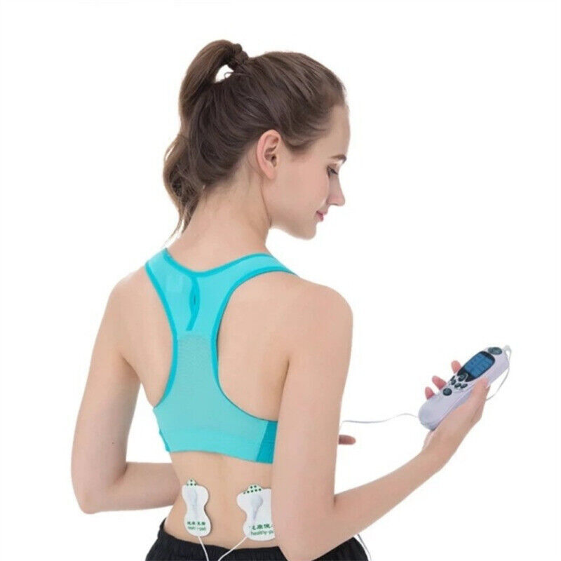 Electric Stimulation Pulse Muscle Massager Tens Unit Machine Therapy Pain Relief