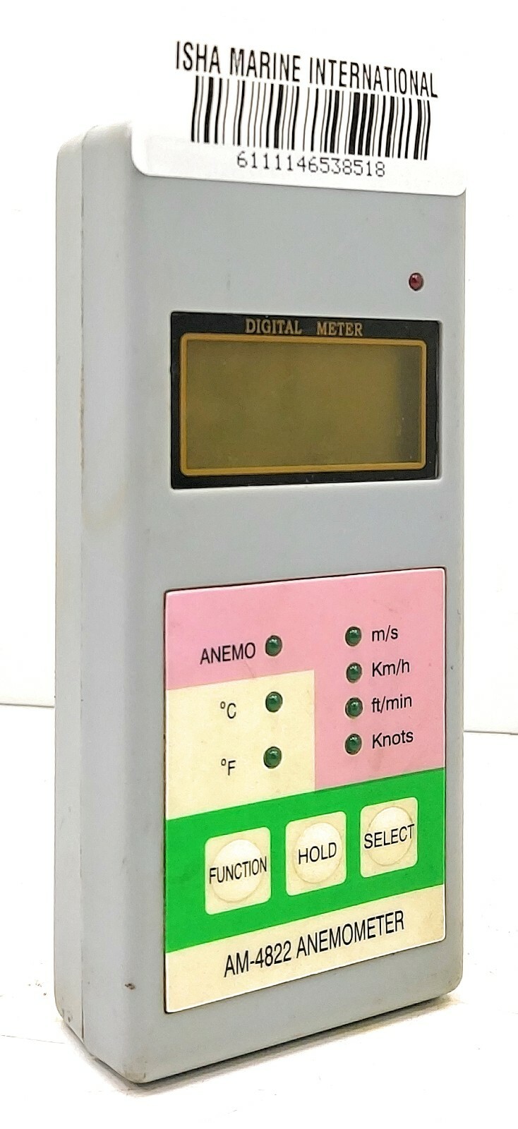 Anemometer AM-4822 Digital Meter