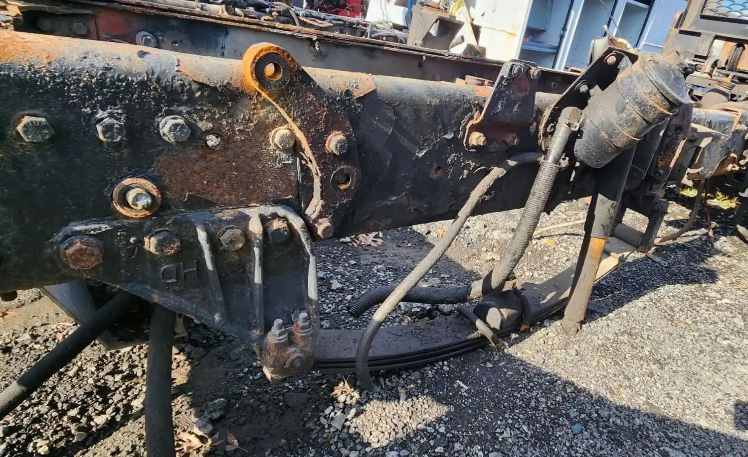 (Used) 2004 Freightliner FLD112SD, FRONT LEAF SPRINGS Front Leaf & Springs  P-65