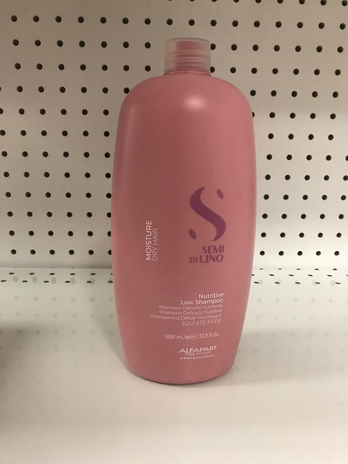 Alfaparf Semi Di Lino Moisture Nutritive Shampoo - 1000ml for Dry Hair, 33.8 FL