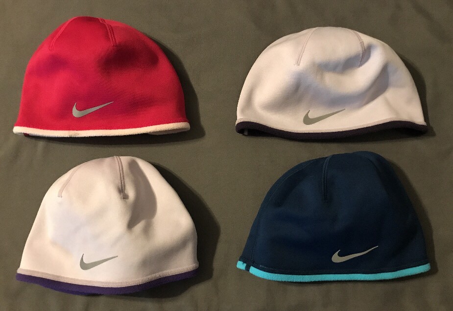 Nike Run Reversible Fleece Therma-Fit Running Line Beanie Hat - Women's One Size