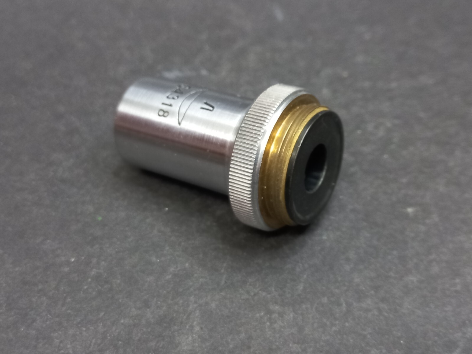 Soviet Vintage Microscope Lens LOMO 40/0,65, USSR Microscope Accessories