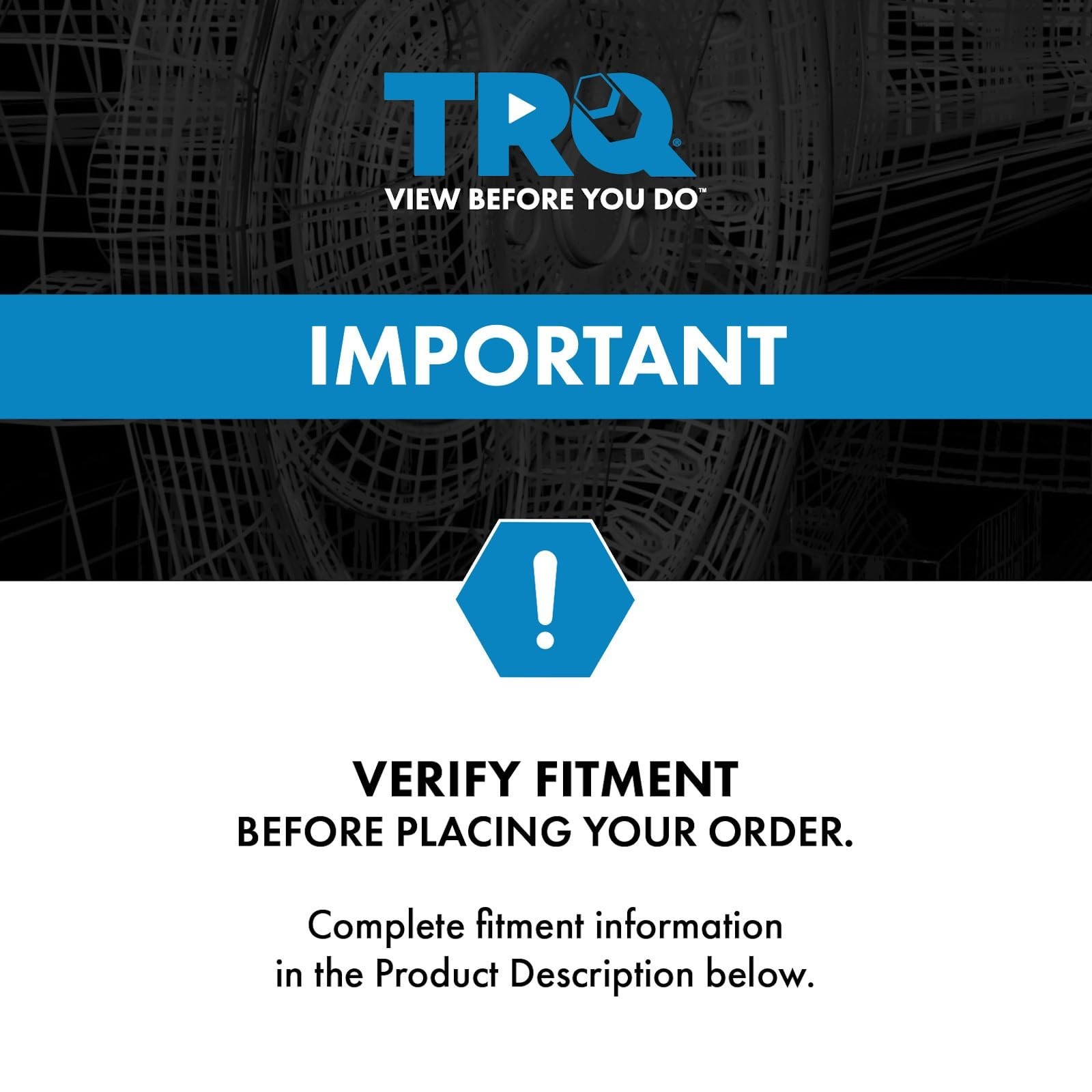 TRQ Front Door Hinge Driver & Passenger Side Compatible with 2014-2021 Ram Pr...