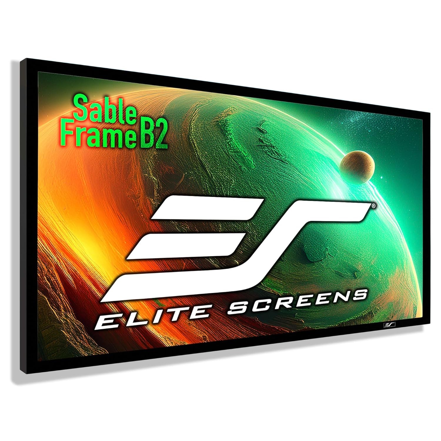 120" Fixed Frame 16:9 4K 8K UHD Projector Screen Cinewhite Sable Frame B2